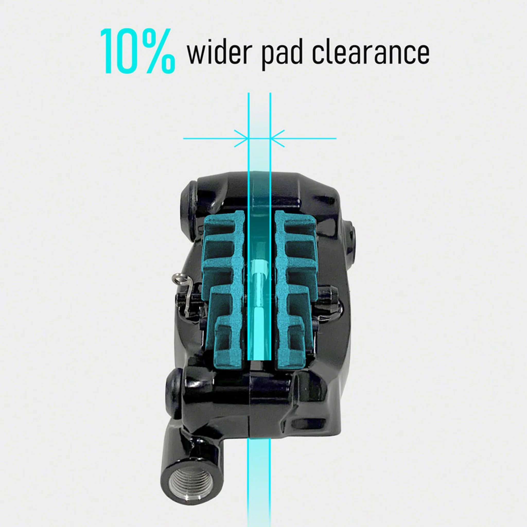 Shimano 105 BR-R7170 Road Hydraulic Disc Brake Caliper - Rear or Front (Front use requires adapter-Sold separately), Flat Mount, Resin Pad - Image 4