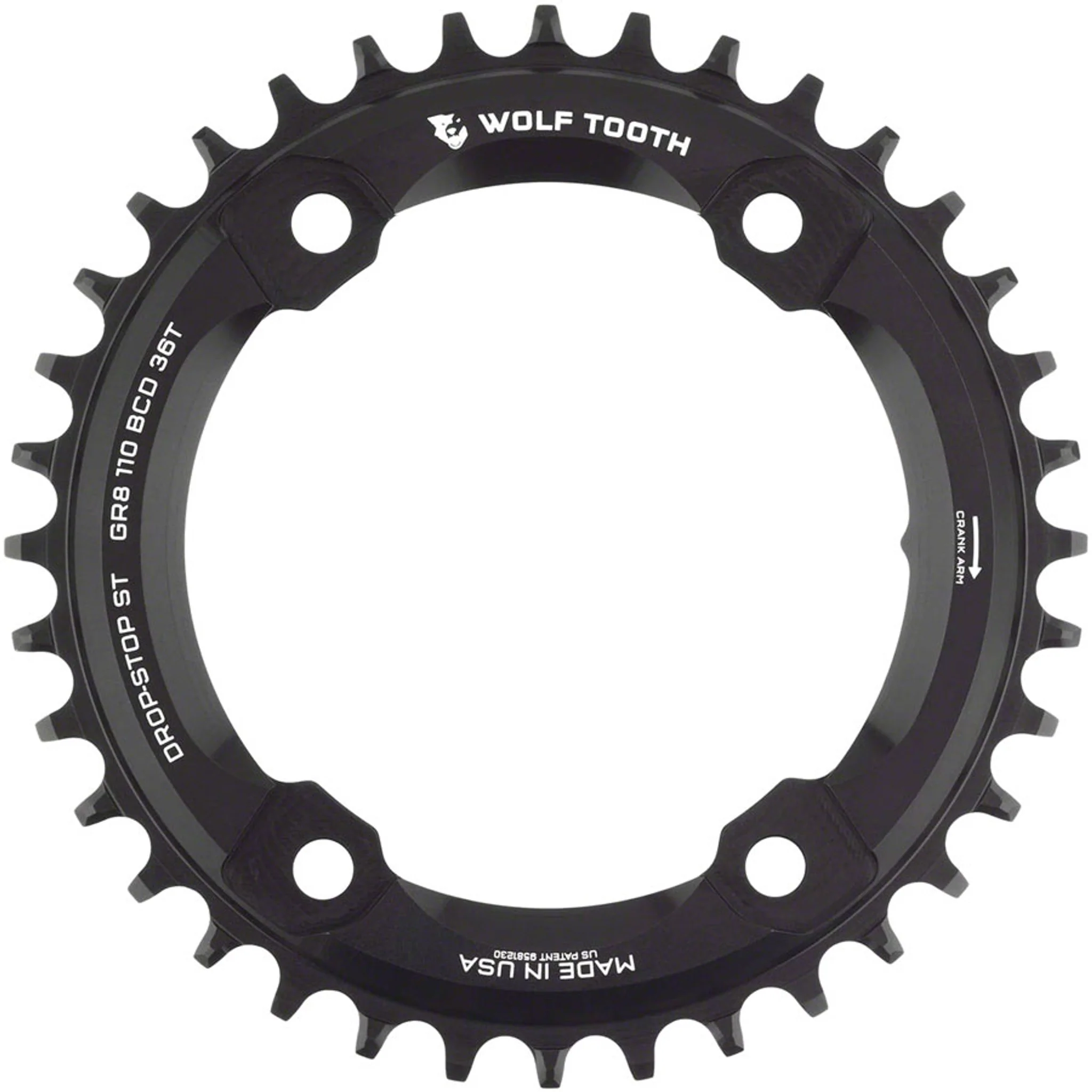 110 Asymmetrical BCD Chainrings for 12-Speed Shimano GRX
