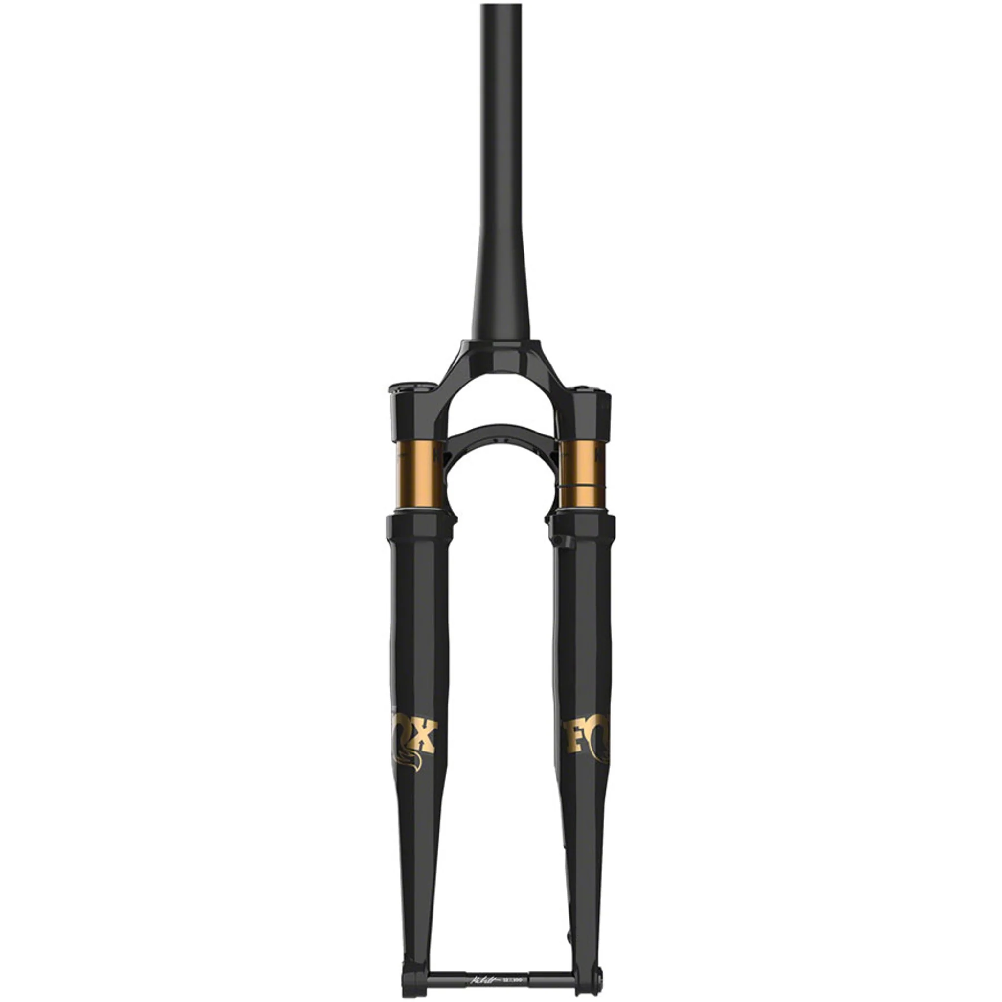 32 Taper-Cast Factory Suspension Fork - 700c, 40 mm, 12 x 100 mm, Kabolt, 45mm Offset, GRIP SL Damper, 3-Position, Shiny Black - Image 2