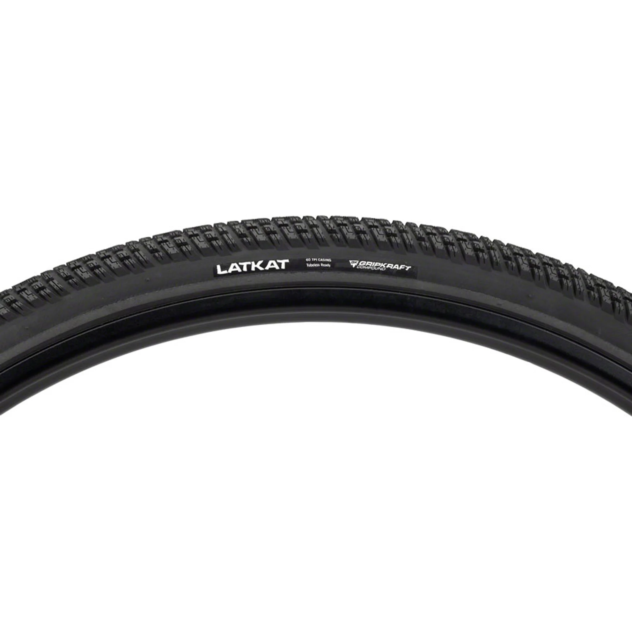Latkat Tire - 700 x 40, Tubeless, Folding, Black, 60 TPI, Gripkraft Compound - Image 3