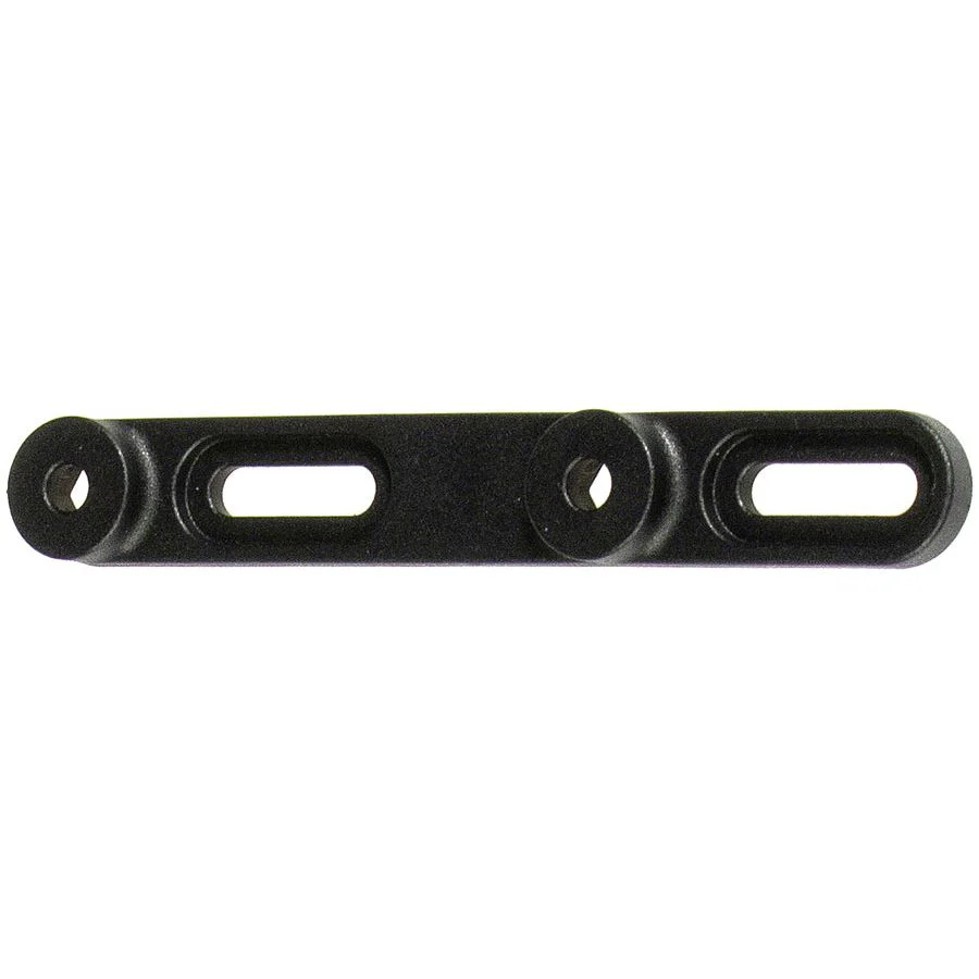 64mm Water Bottle Mount Offset-Plate - Black