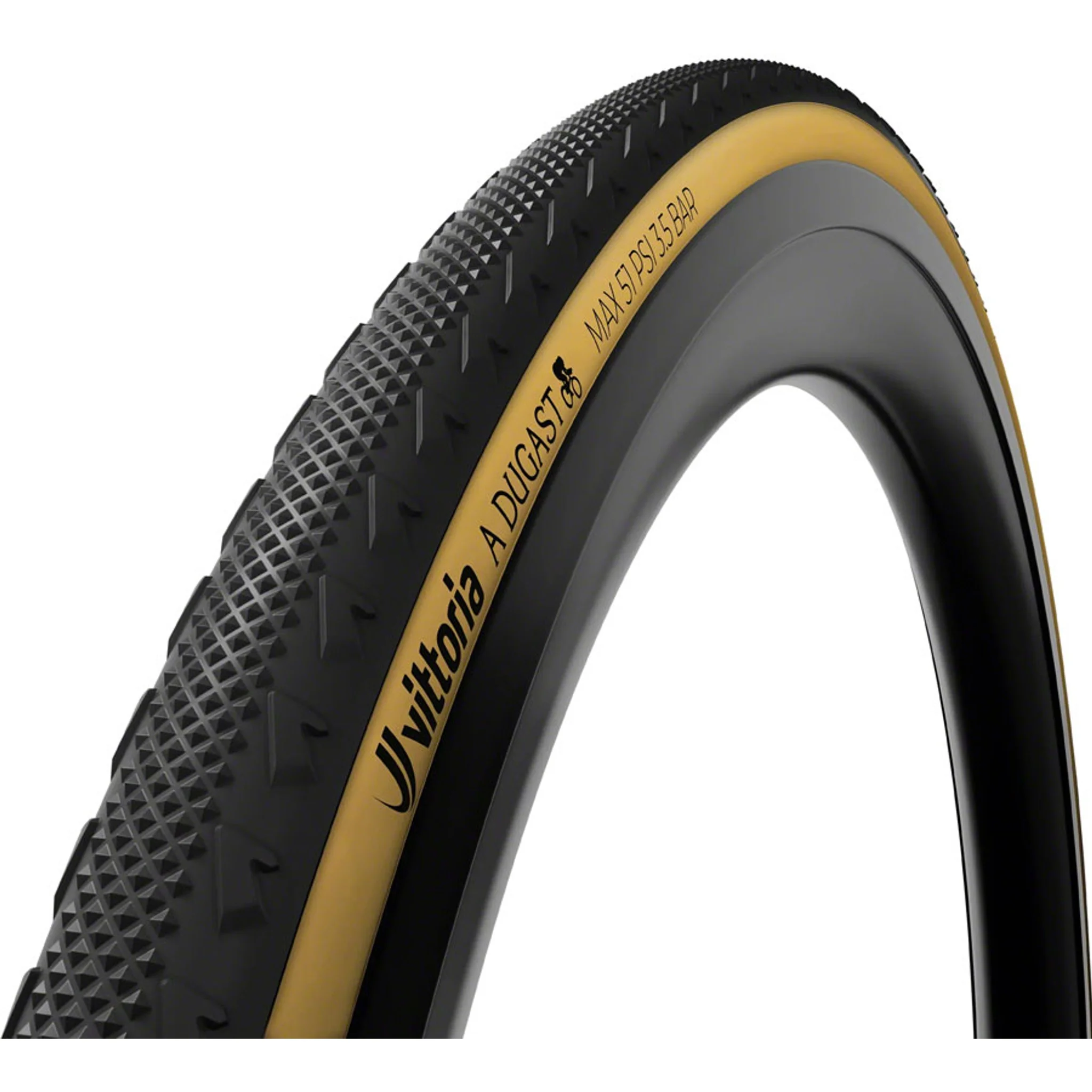 A Dugast Pipisquallo Tire - 700 x 33, Tubeless, Folding, Black/Para, Cotton, 2C + Neoprene