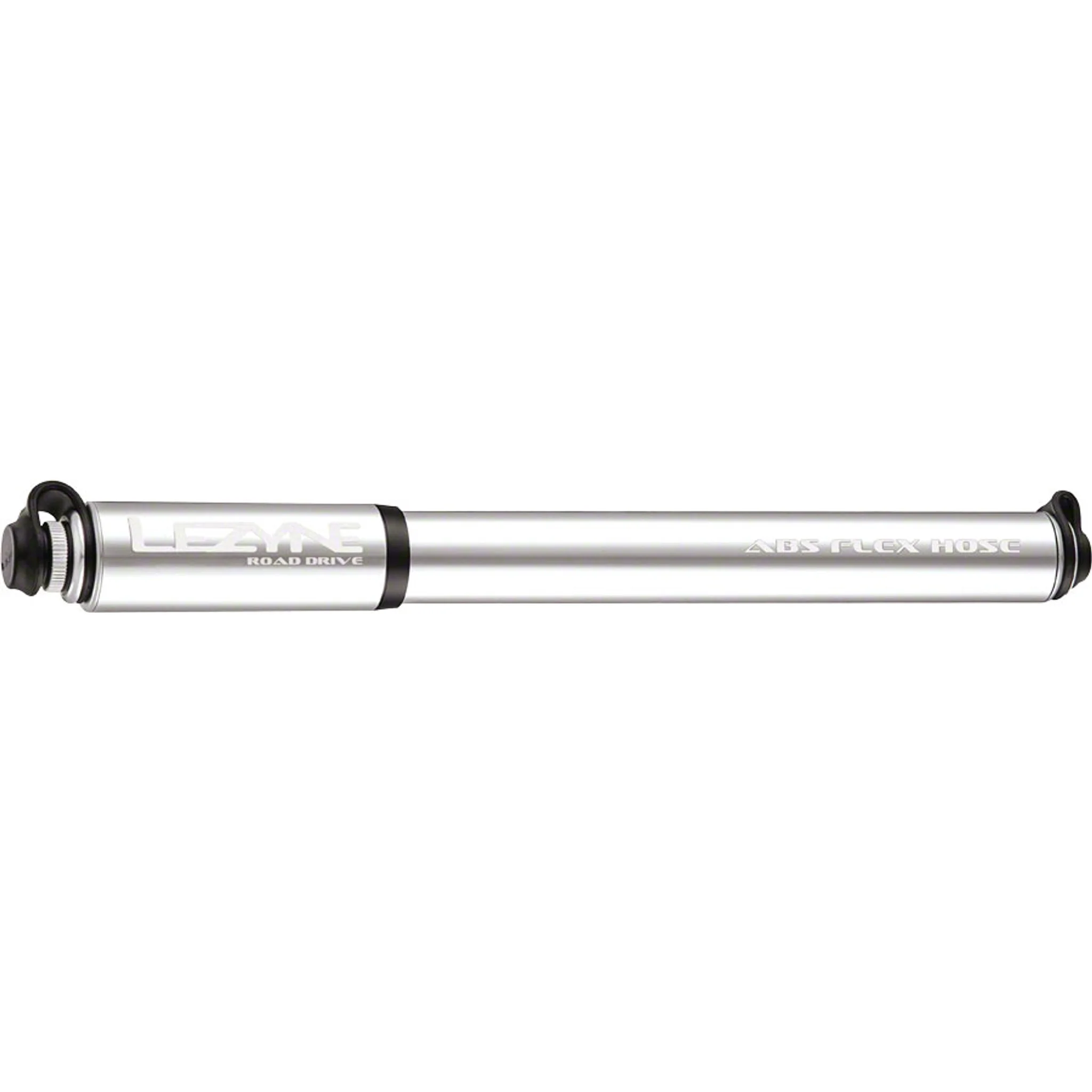 Lezyne ABS Road Drive Frame Pump with Bracket, Medium, Presta Valve Only: Silver