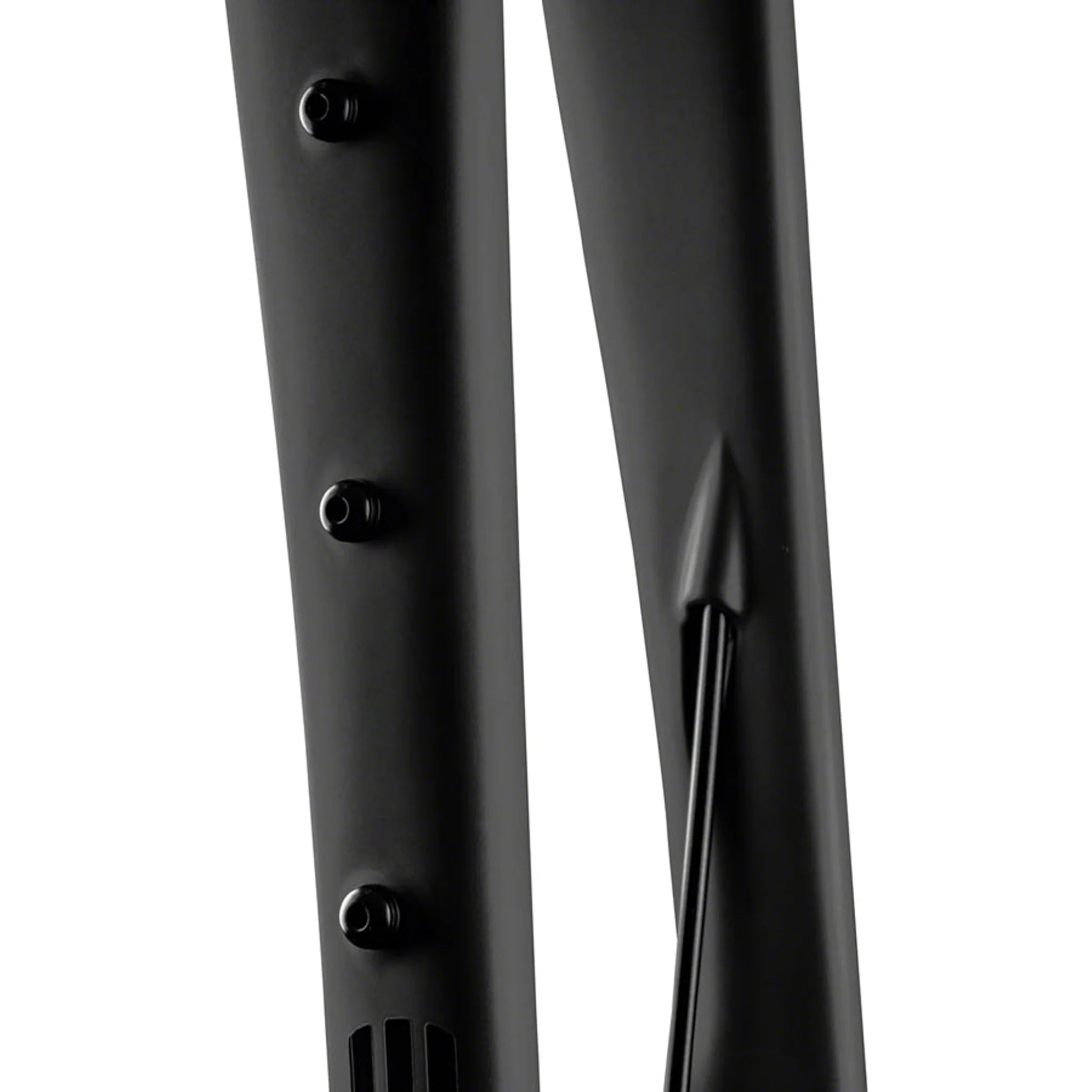 Adventure Fork - 1.5” Tapered, Flat-Mount Disc, Carbon, 12 x 100mm Axle,  49/55 Rake, Black - Image 4