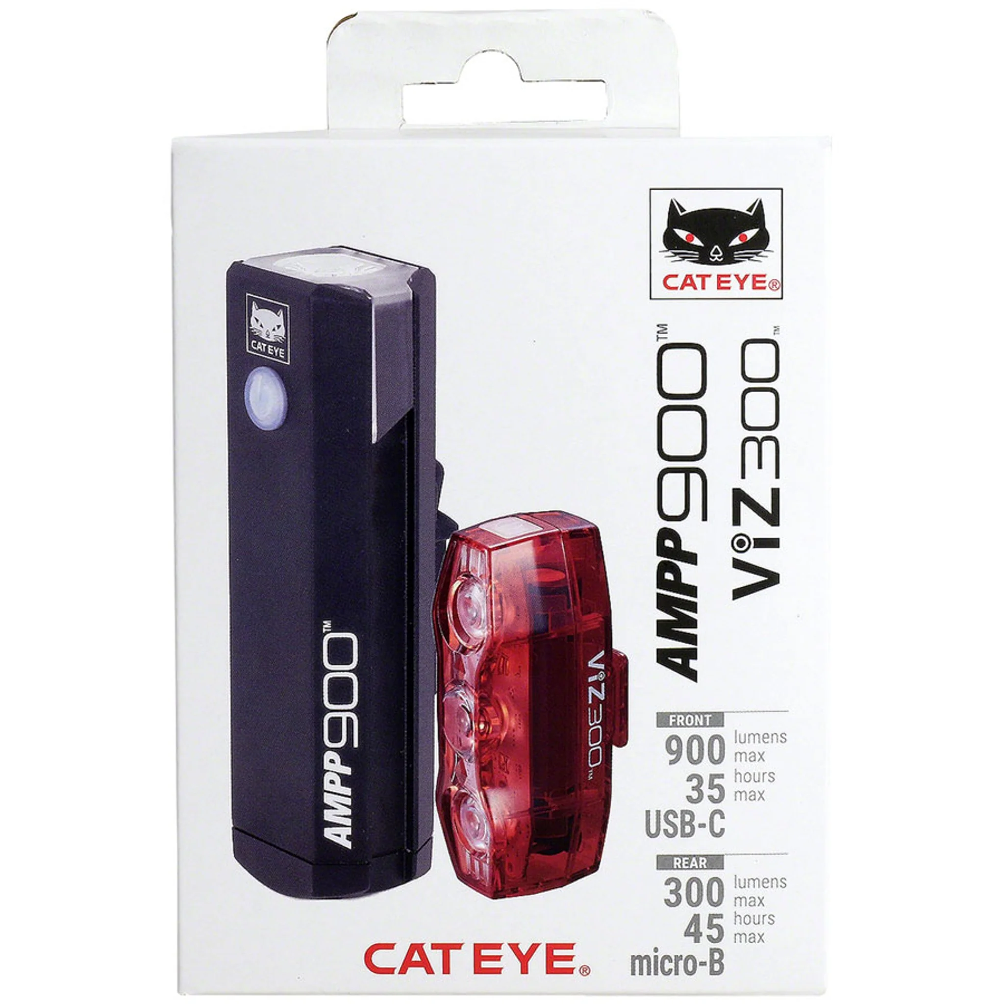 AMPP900 / VIZ300 (USB-C) Headlight and Taillight Set