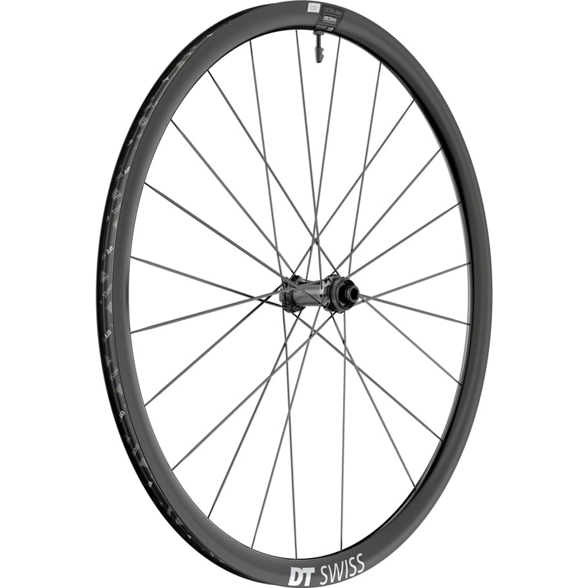 AR 1600 Spline 30 Front Wheel - 700, 12 x 100mm, Center-Lock, Black