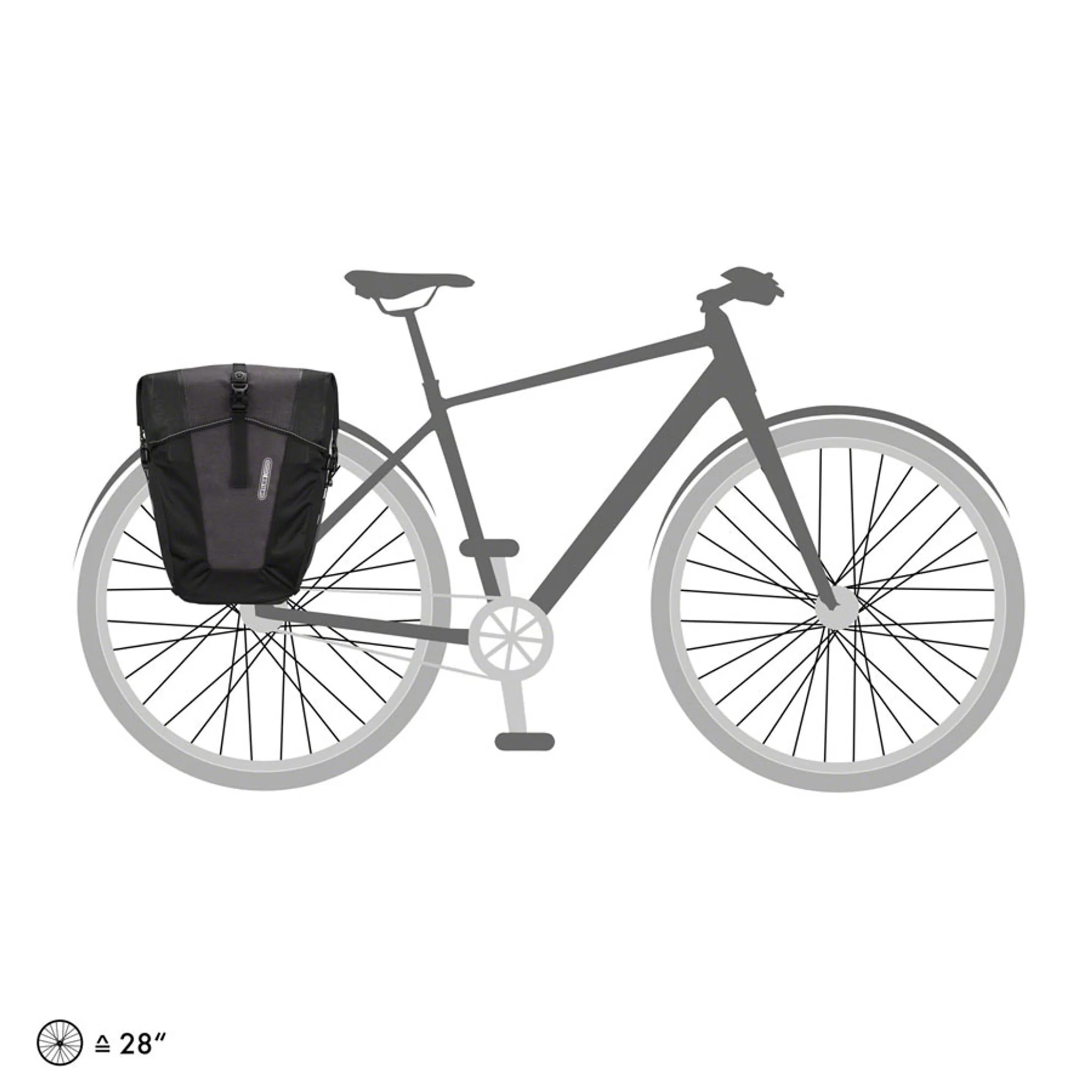 Back-Roller XL Plus Pannier - 78L, Pair, Granite/Black - Image 5