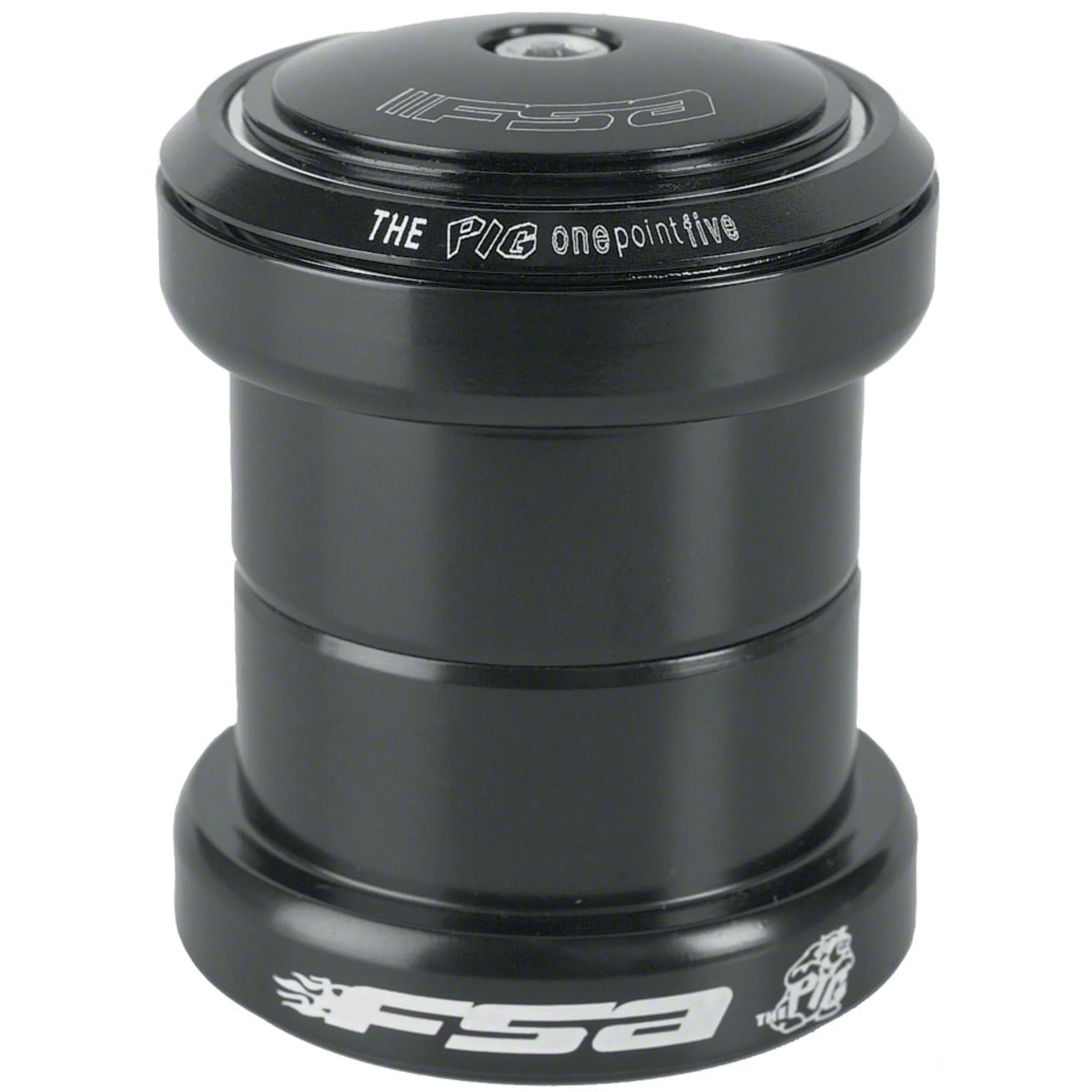 Full Speed Ahead Big Fat Pig 1.5" Threadless Headset, Black