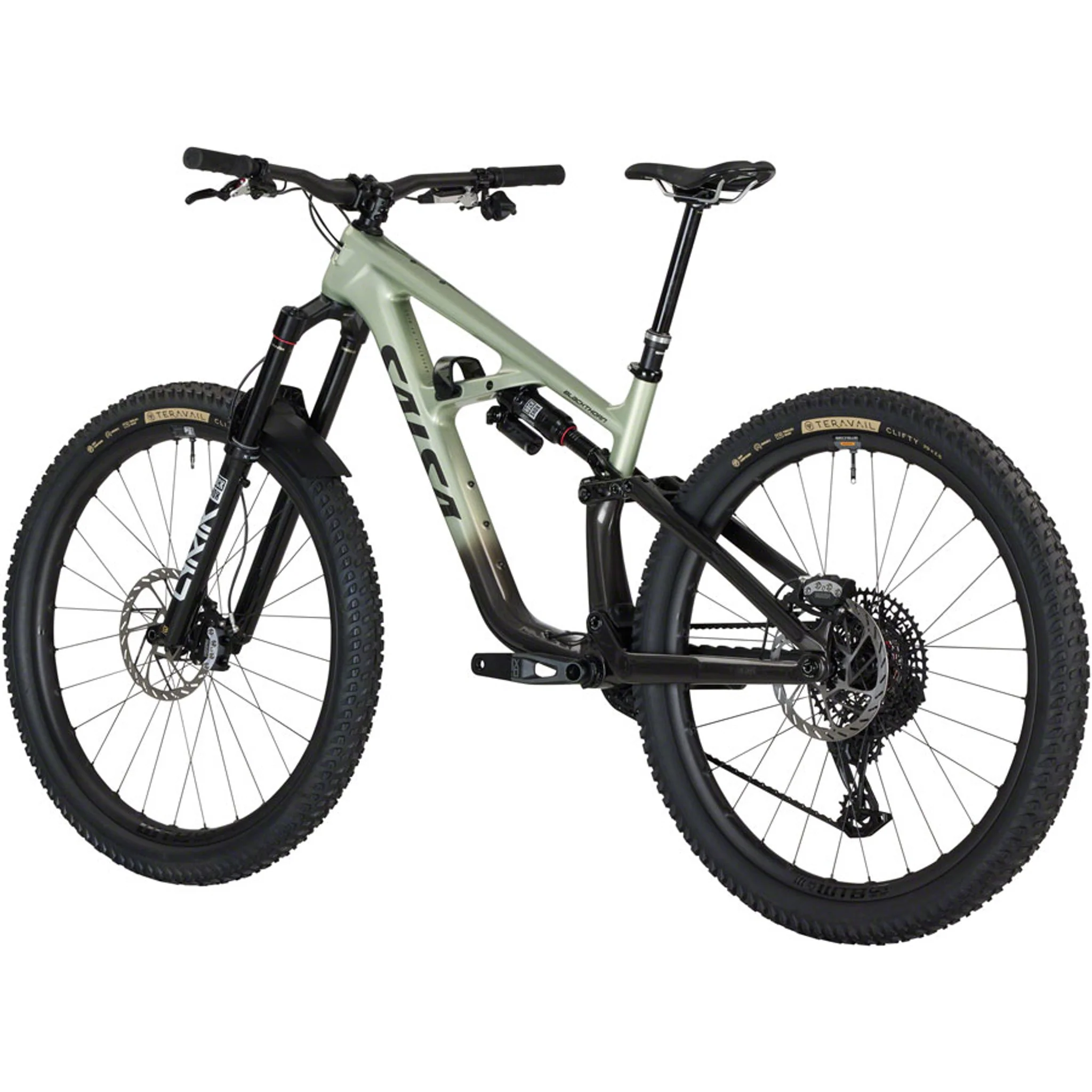 Blackthorn 145 C XO Eagle AXS Transmission Bike - Coffee Black/Sage - Image 3