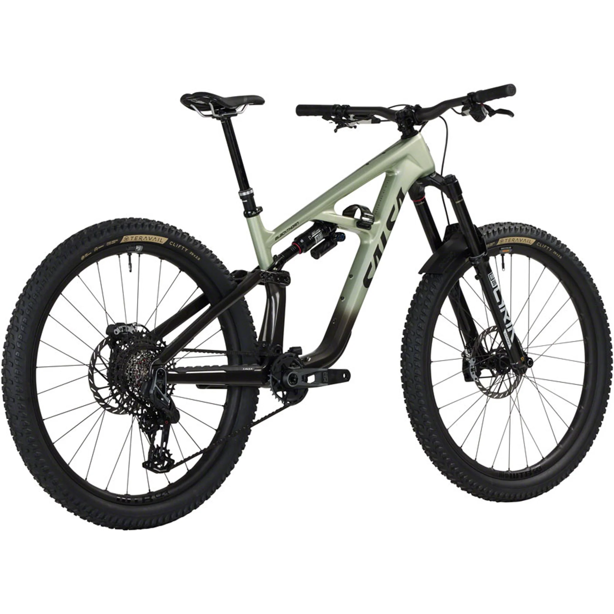 Blackthorn 145 C XO Eagle AXS Transmission Bike - Coffee Black/Sage - Image 4