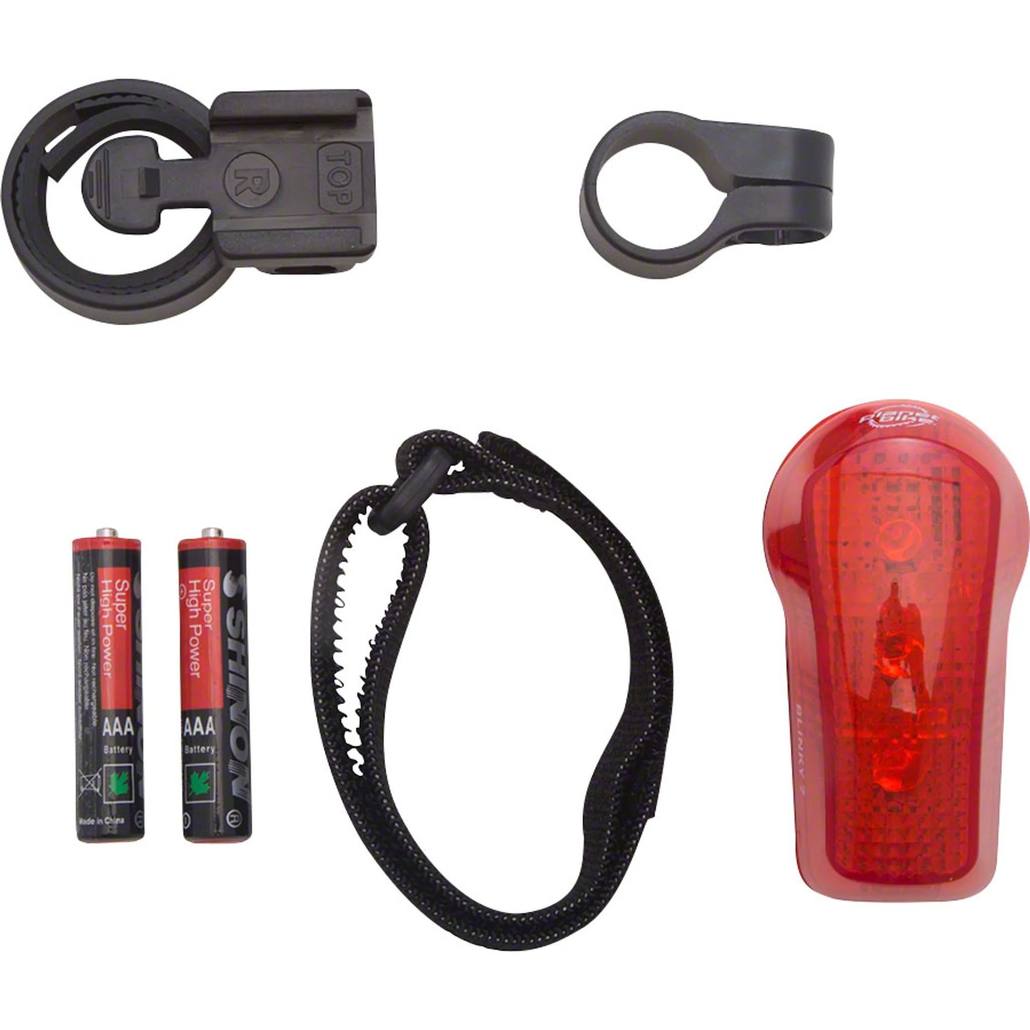 Blinky 7 LED Taillight: Red/Black - Image 4