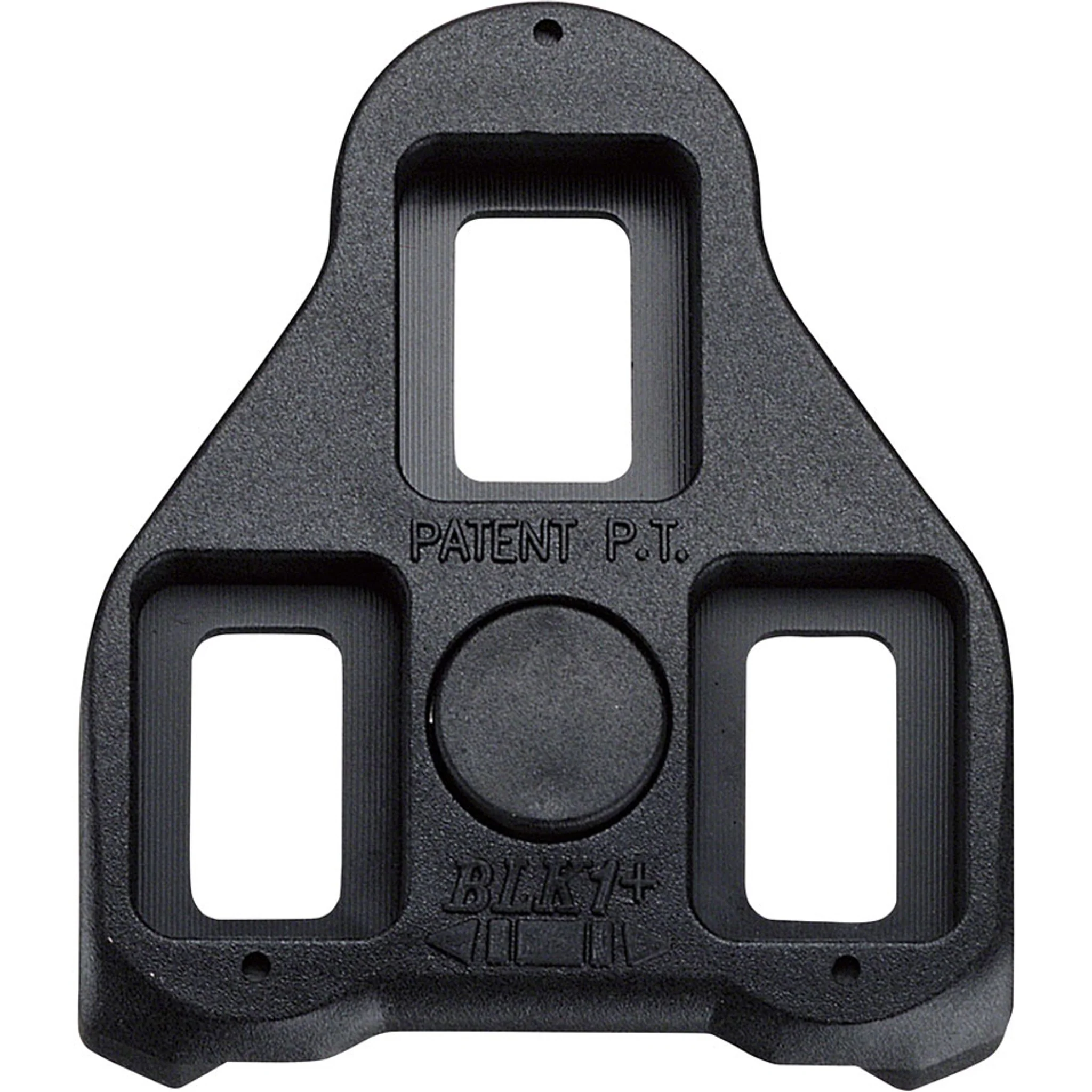 Exustar BLK 1 Look Delta Cleats, Fixed Black