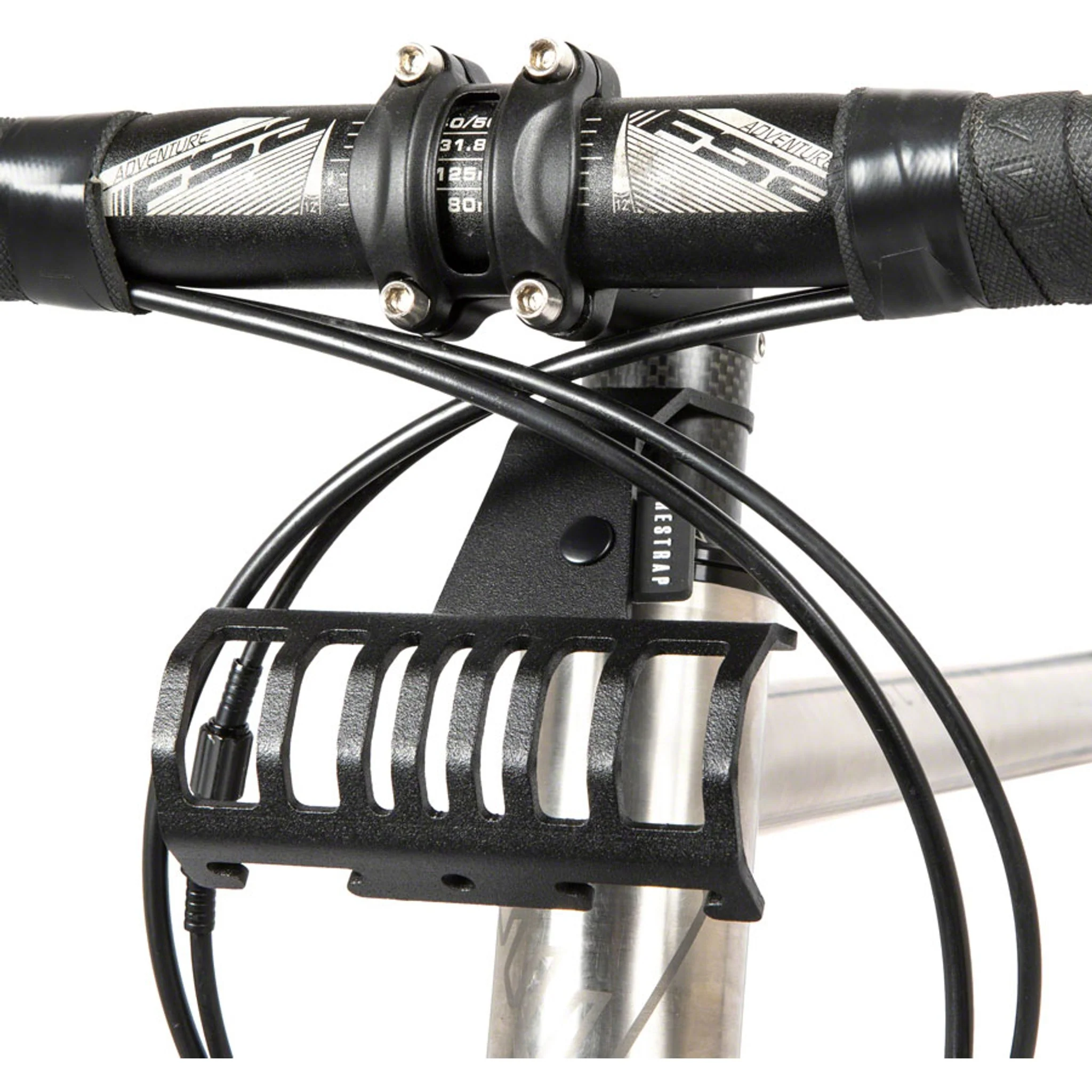 Bumper Bar Bag/Accessory Mount - Fits 1-1/8" Threadless Steerer Tubes, Black - Image 4
