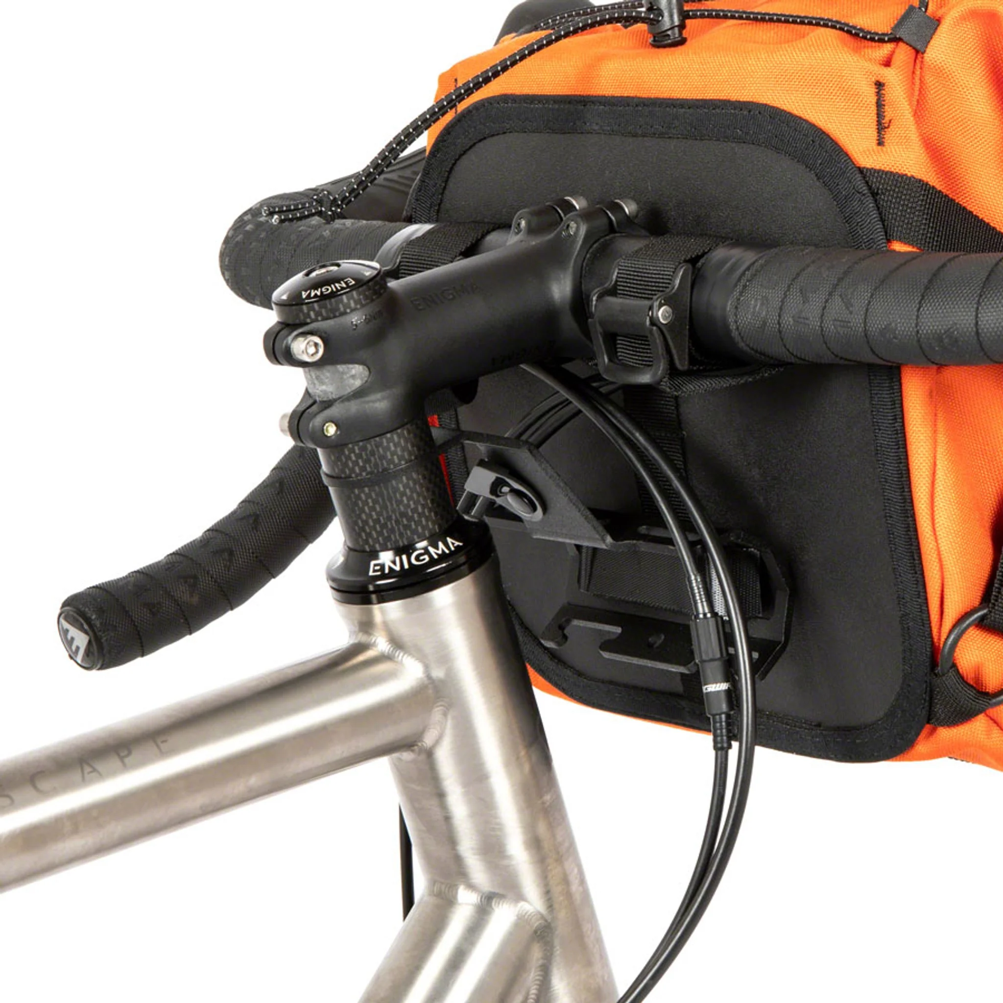 Bumper Bar Bag/Accessory Mount - Fits 1-1/8" Threadless Steerer Tubes, Black - Image 7