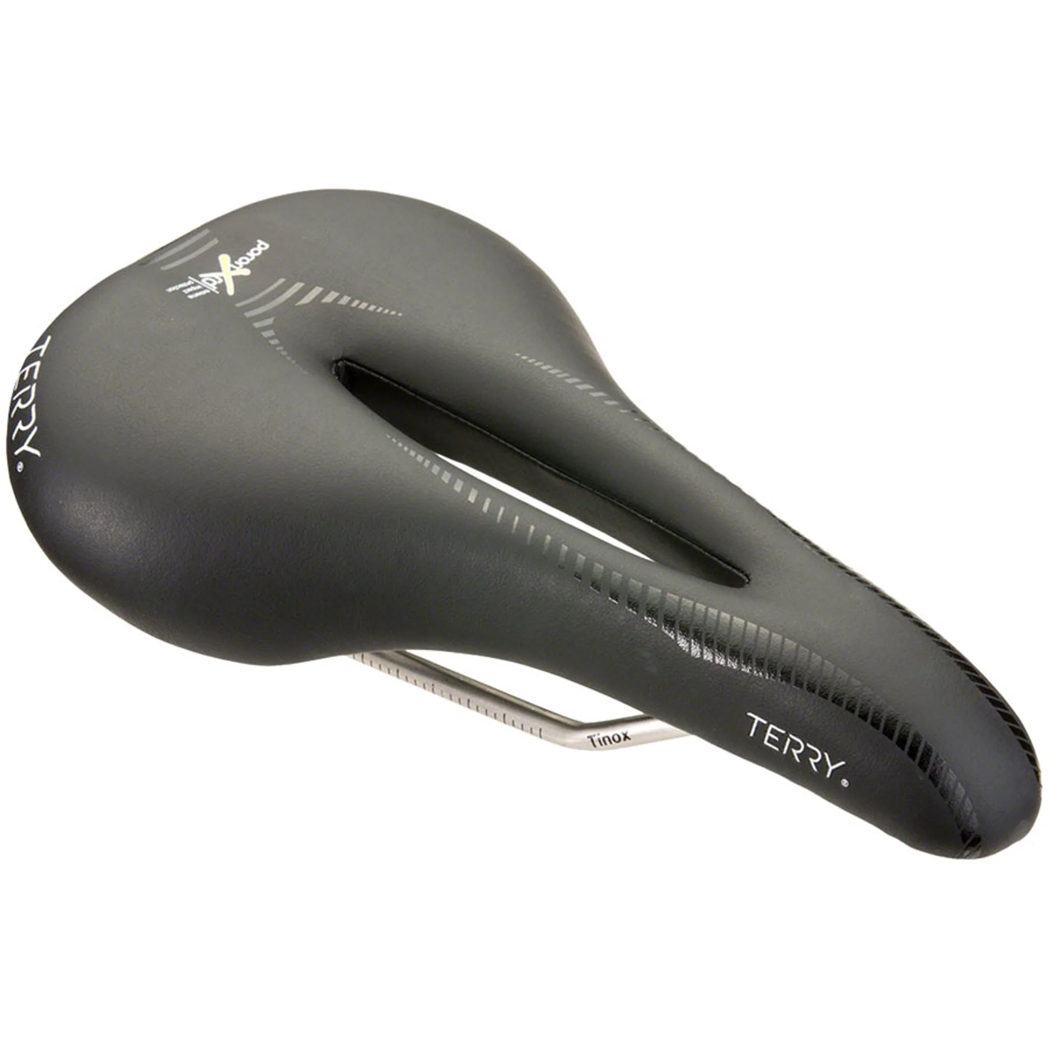 Butterfly Century Saddle - Titanium, Black, Women's