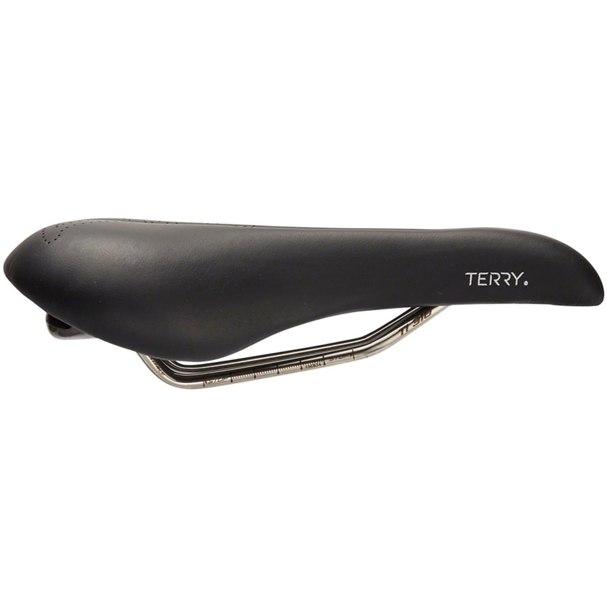 Terry Butterfly Ti Gel+ Saddle - Titanium, Black, Women's - Image 4