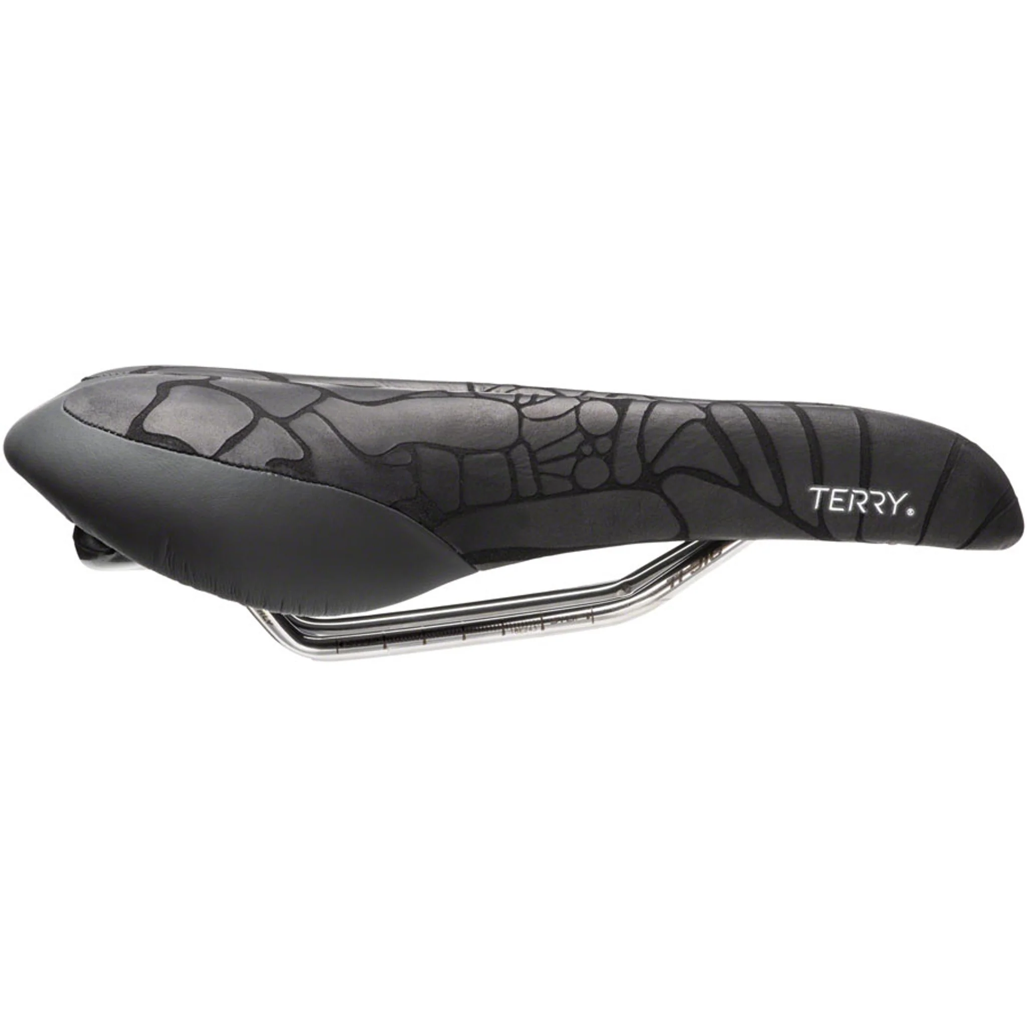 Butterfly Ti Saddle - Titanium, Black, Women's - Image 3