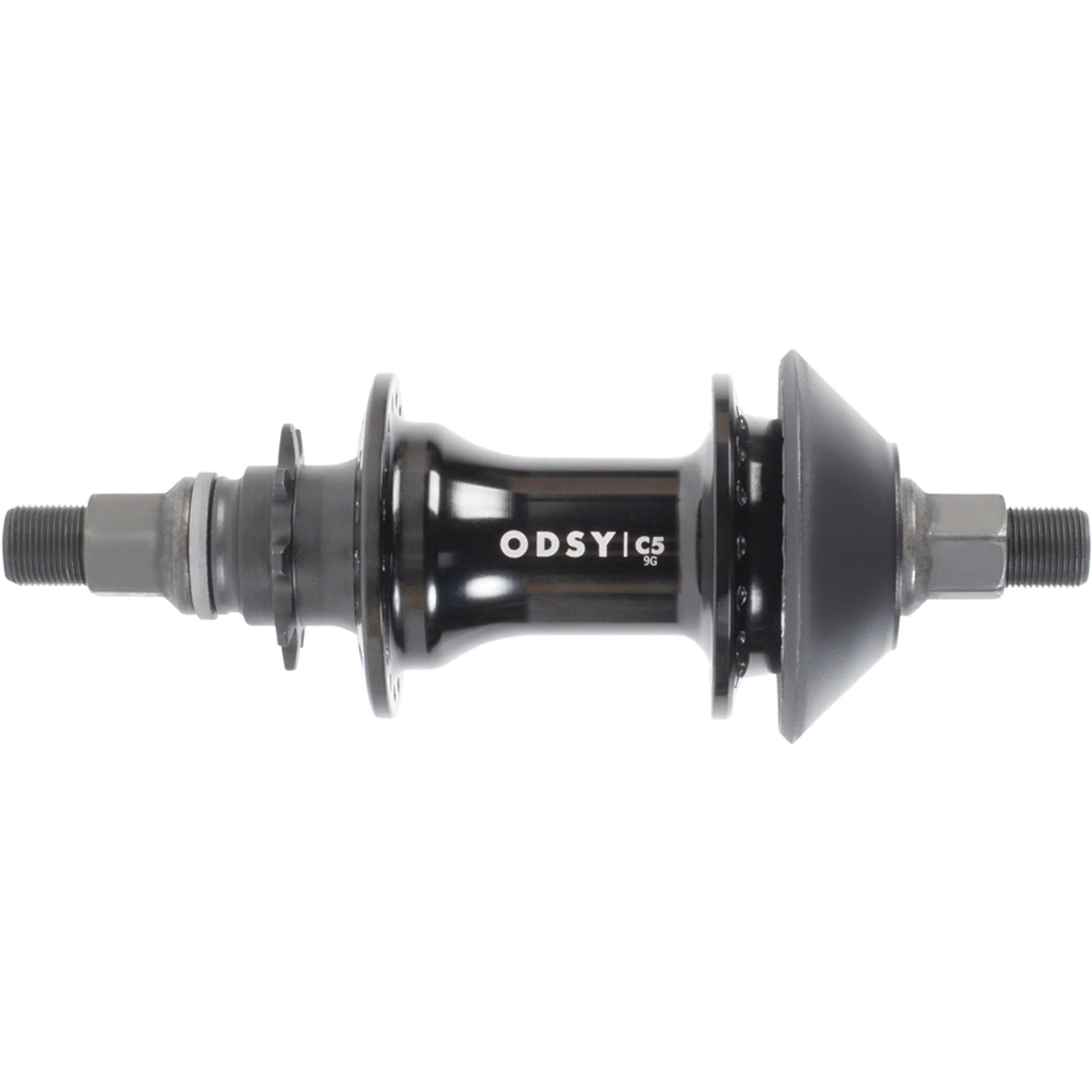 C5 Hub - Rear, Cassette, 9T, 14mm, 36H, Right or Left Hand Drive, Black - Image 2