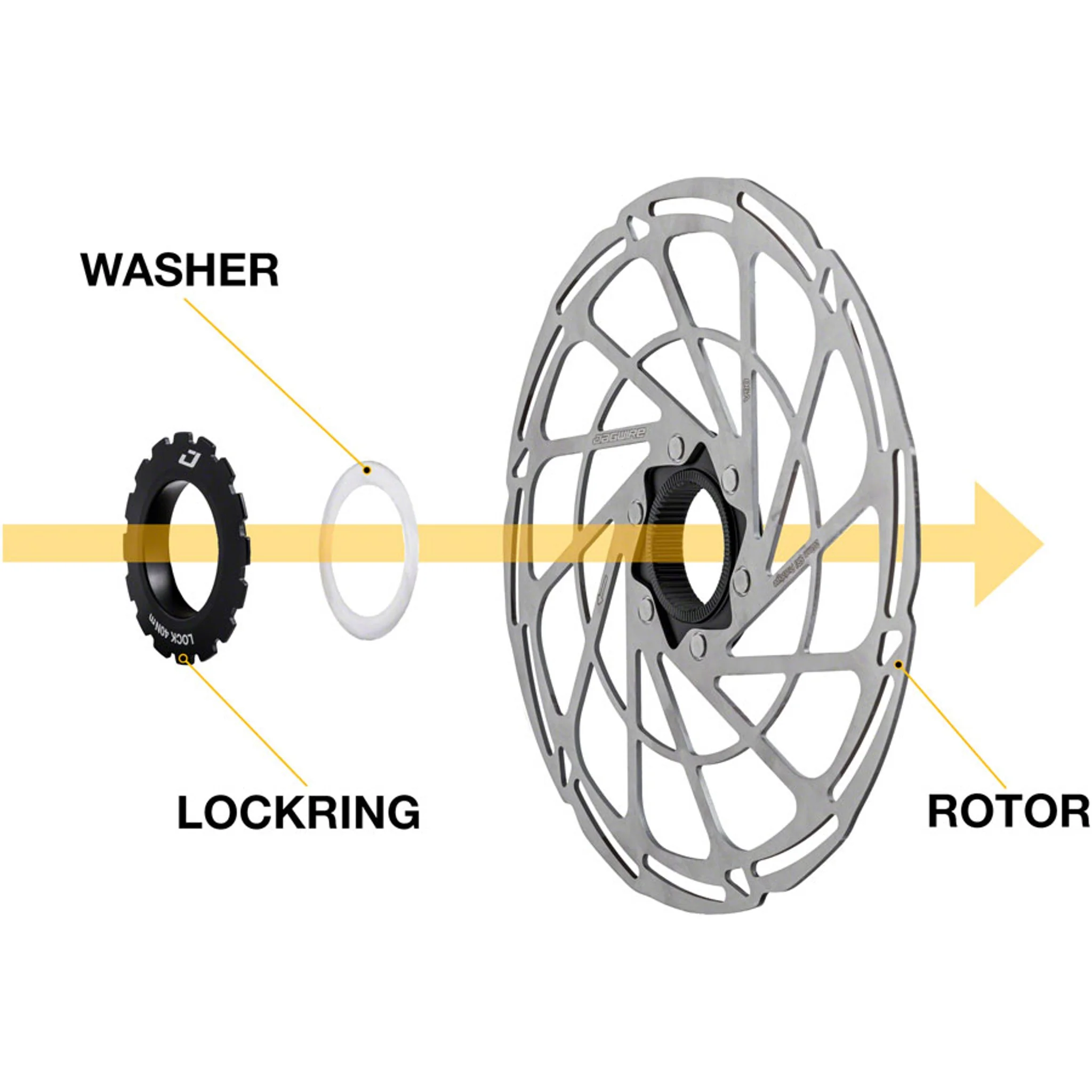 Center Lock Lockring Washers - Pack of 10 - Image 2