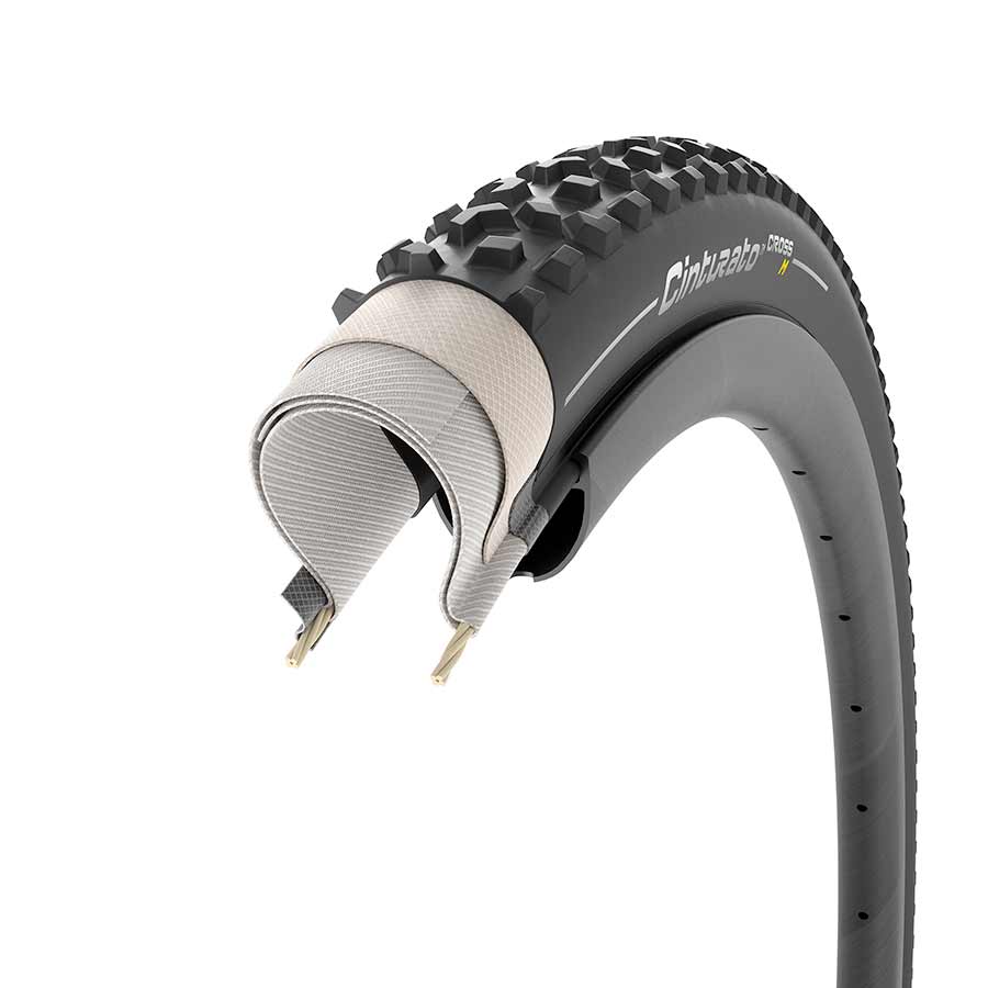 Cinturato Cross M, Gravel Tire, 700x33C, Folding, Tubeless Ready, SpeedGrip, 127TPI, Black - Image 6