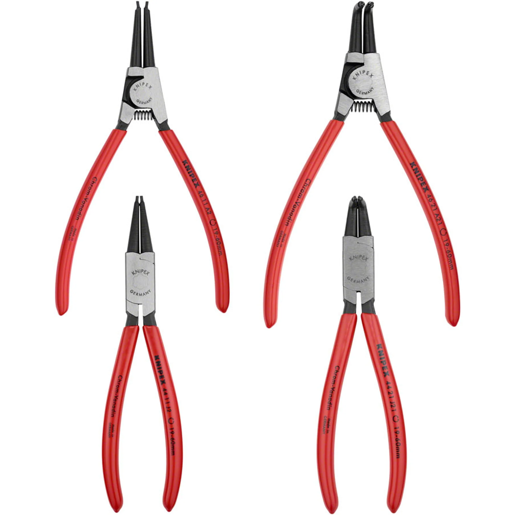 Circlip Pliers Set in Tool Roll - 4 Piece - Image 2