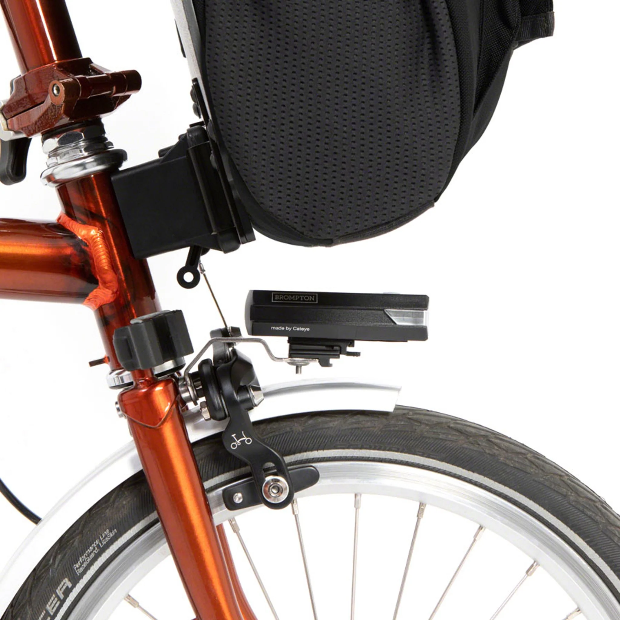 City Loader Handlebar Bag - Fits Brompton Mount, 20L, Black - Image 9