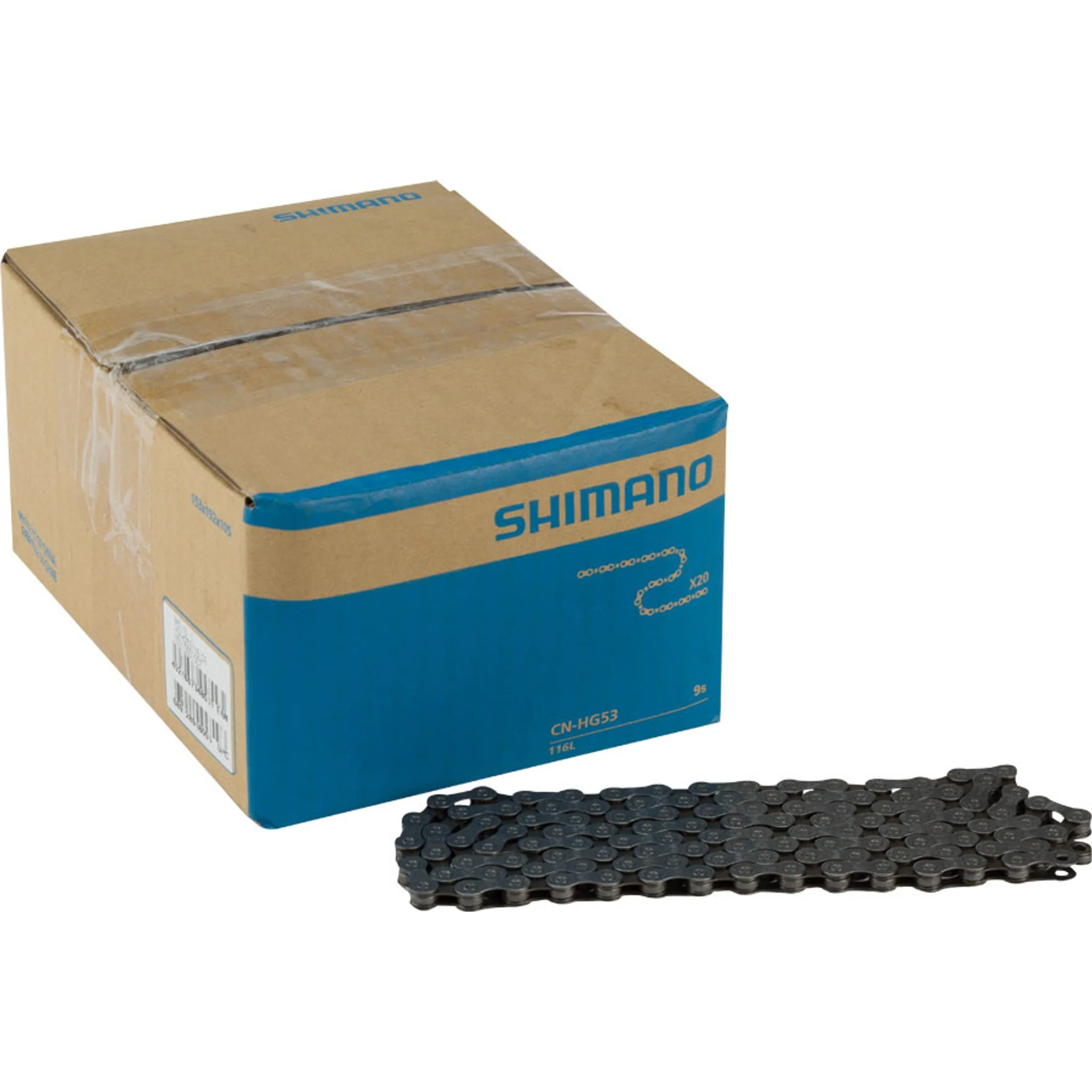 CN-HG53 Chain - 9-Speed, 116 Links, Gray, Box of 20