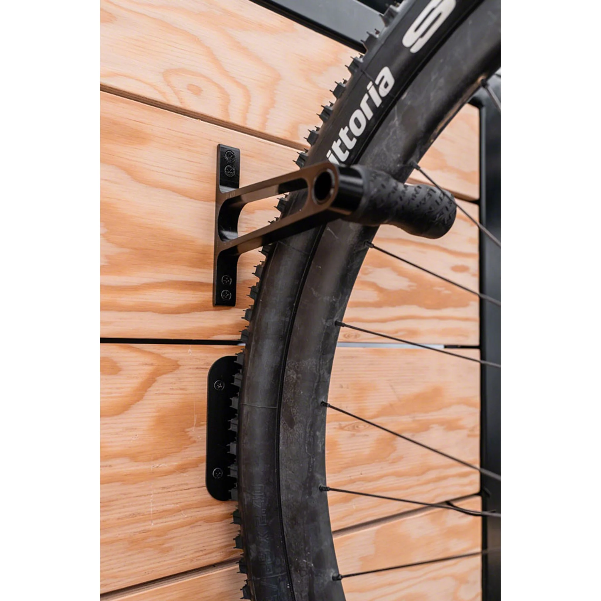 CNC Wheel Bike Storage Hook - Alloy, Black - Image 4