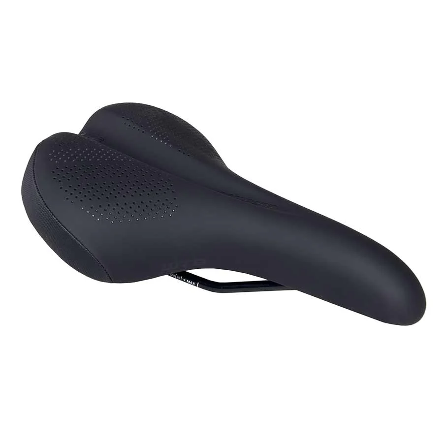 Comfort Saddle - Steel, Black, Wide