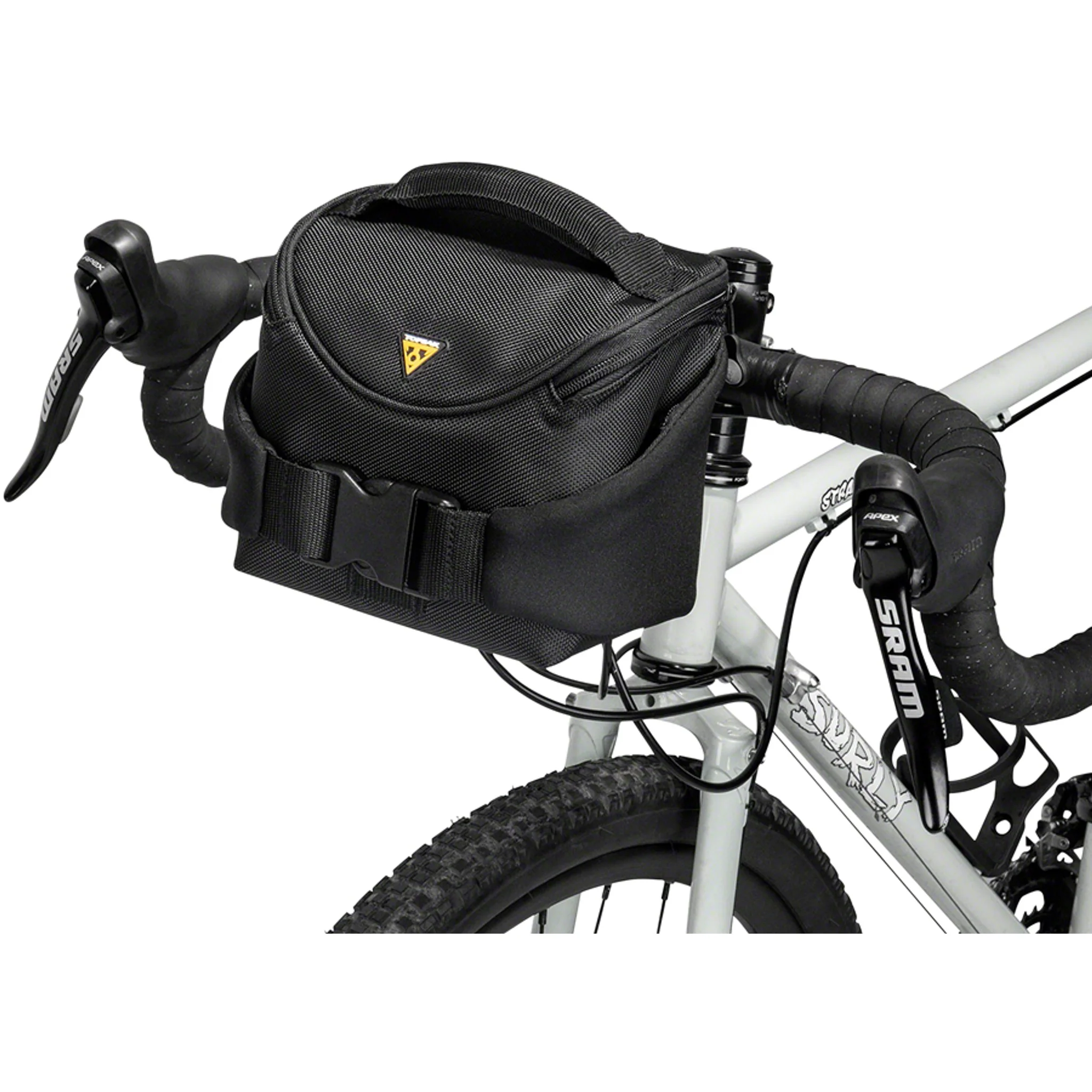 Compact Handlebar Bag/Fanny Pack - Includes Fixer 8, Black - Image 3