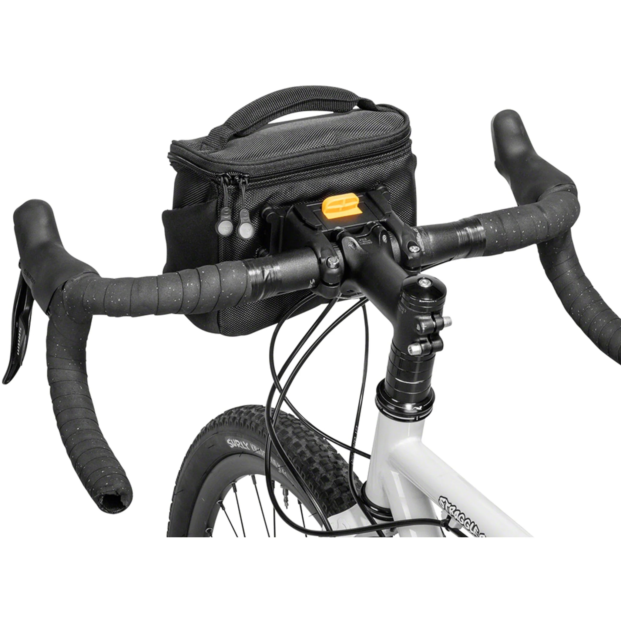 Compact Handlebar Bag/Fanny Pack - Includes Fixer 8, Black - Image 4