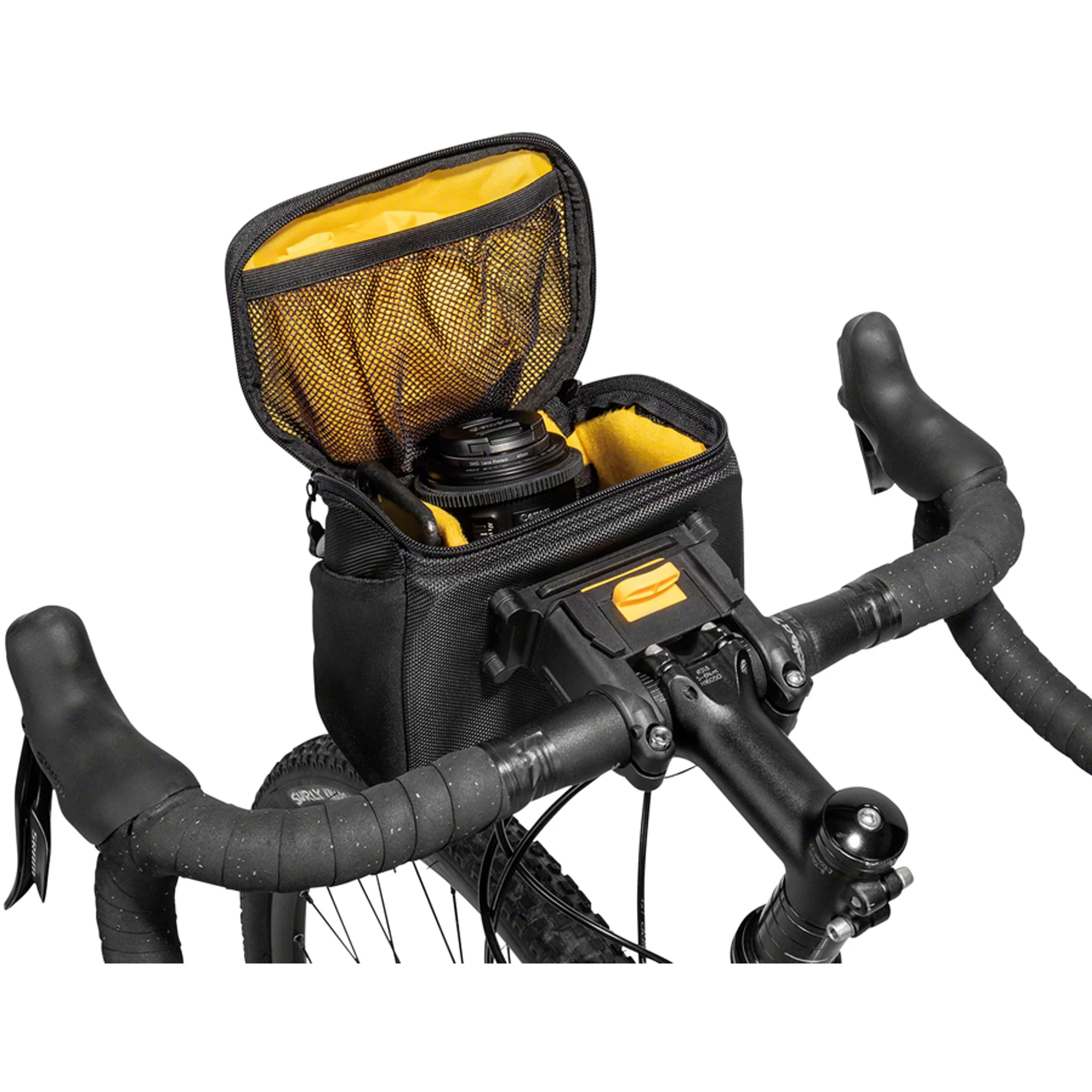 Compact Handlebar Bag/Fanny Pack - Includes Fixer 8, Black - Image 5
