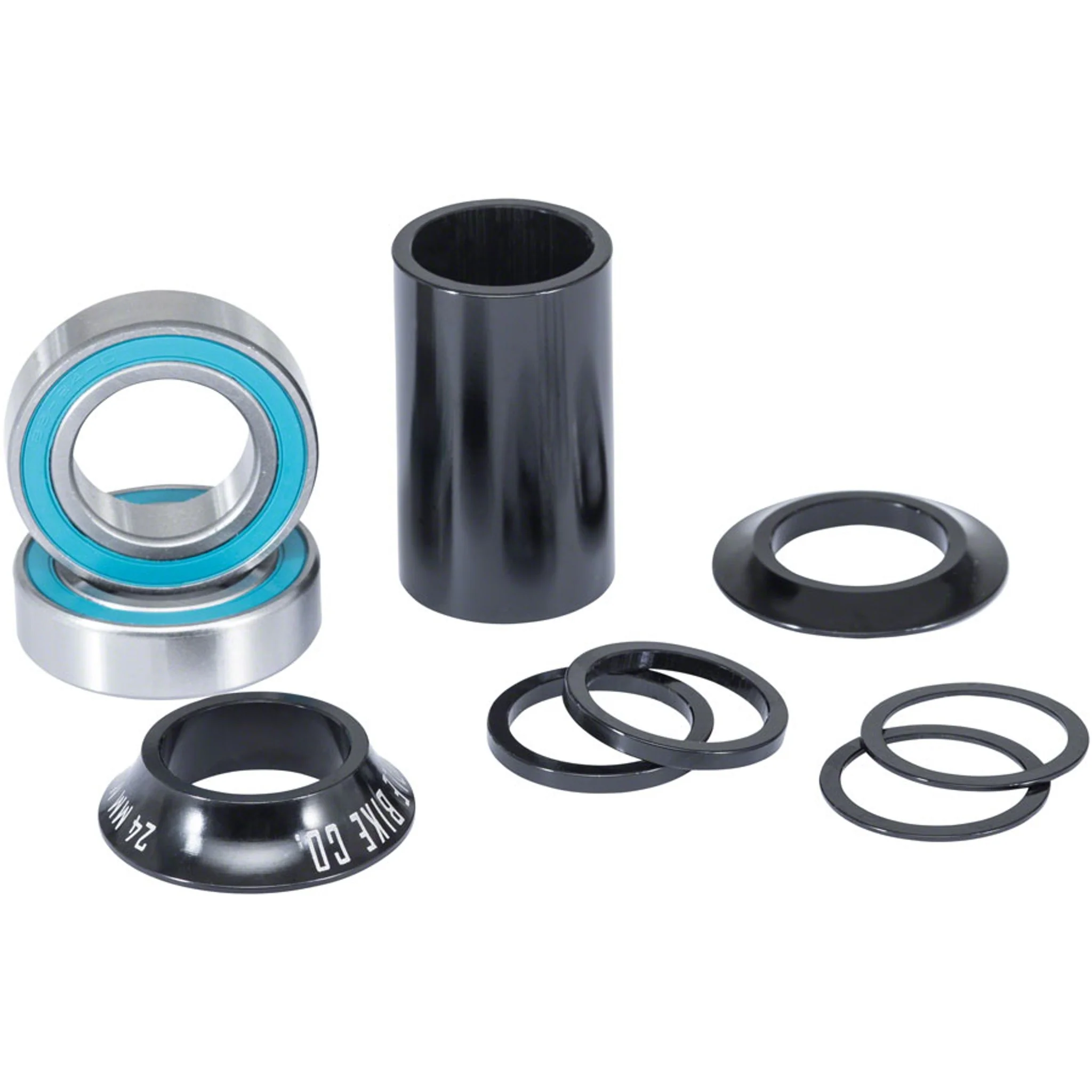 Compact Mid Bottom Bracket For 24mm Spindle Black