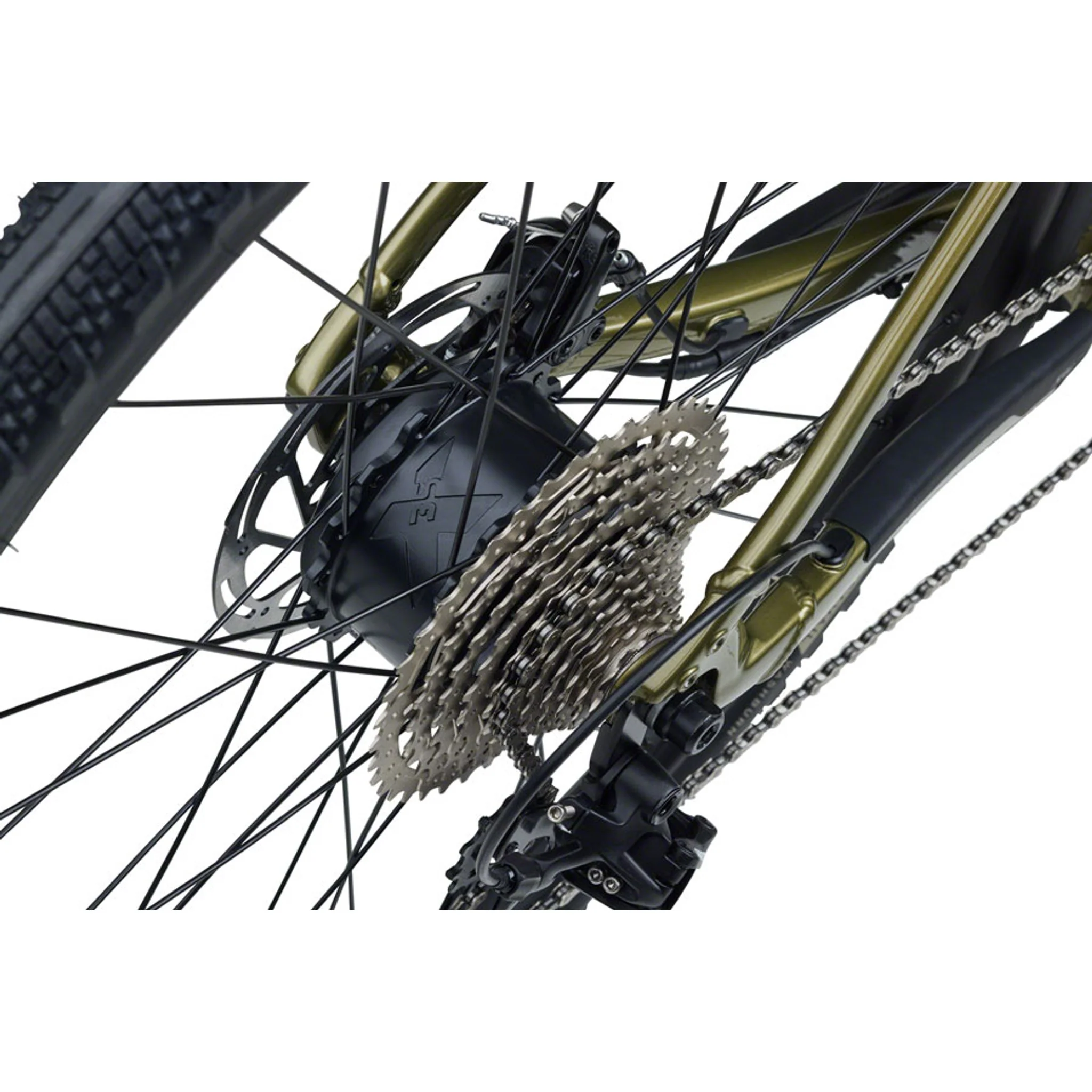 Confluence Apex 1 Drop Bar Ebike - Avocado Green - Image 7