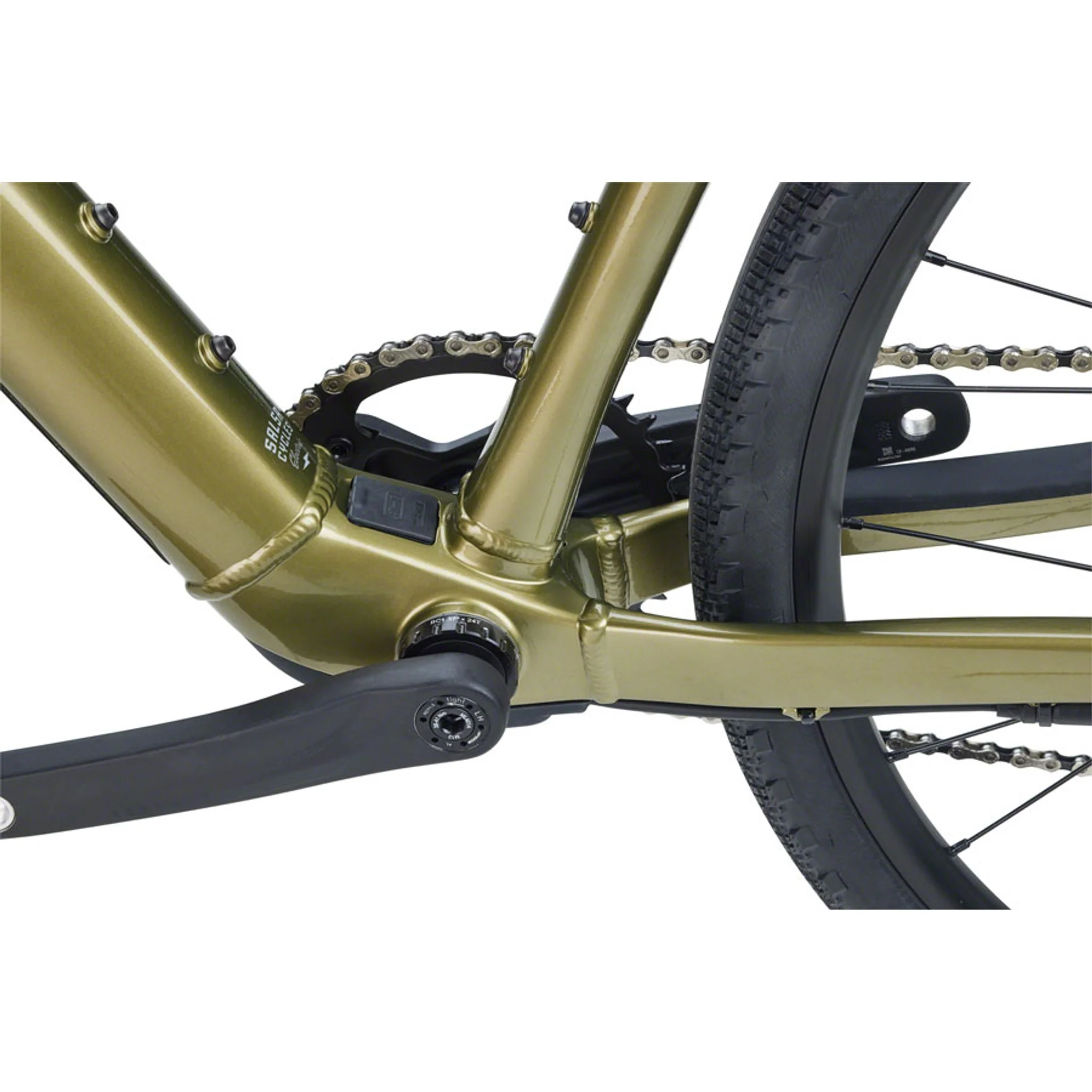 Confluence Apex 1 Drop Bar Ebike - Avocado Green - Image 8