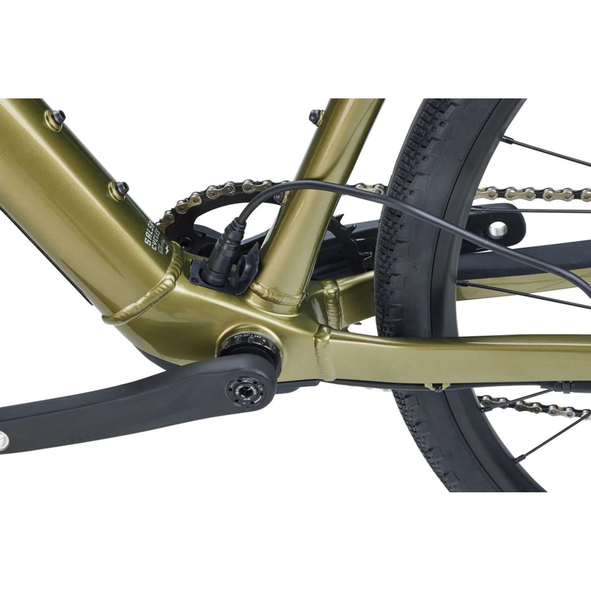 Confluence Apex 1 Drop Bar Ebike - Avocado Green - Image 9