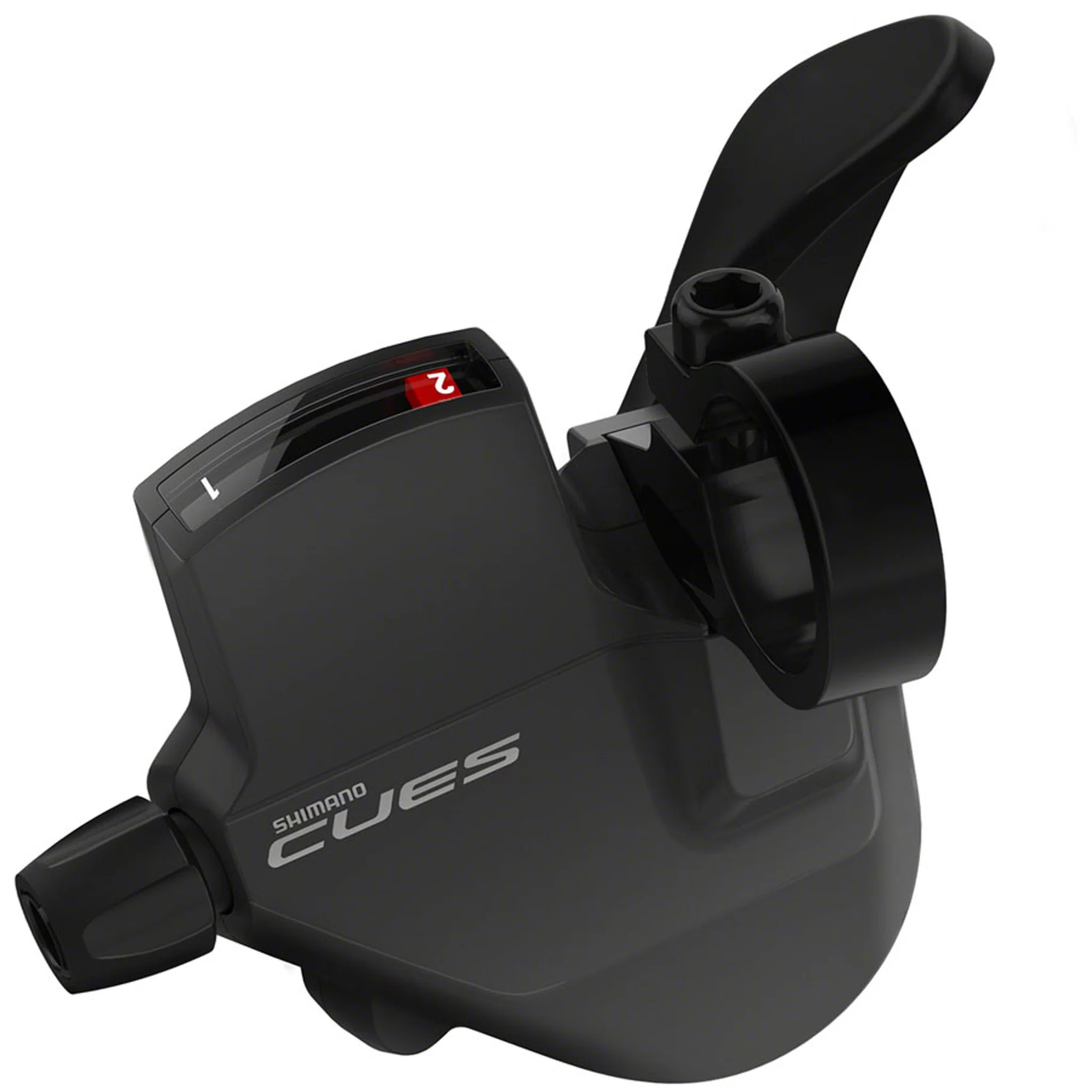 CUES SL-U4000-L Shifter - Left, 2-Speed, Rapidfire Plus Mono, Optical Gear Display, Black