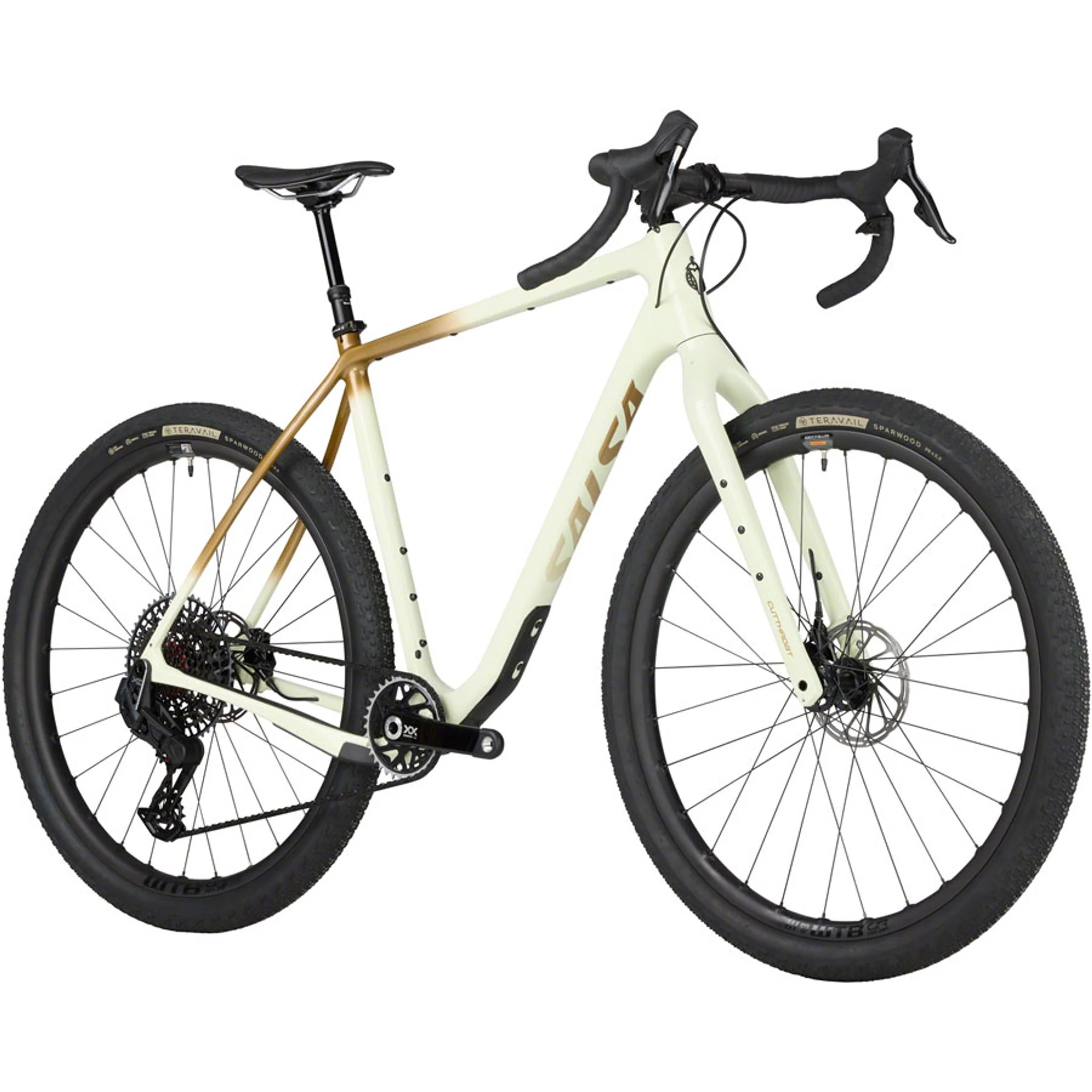Cutthroat C Force XO AXS Transmission Bike - White - Image 2