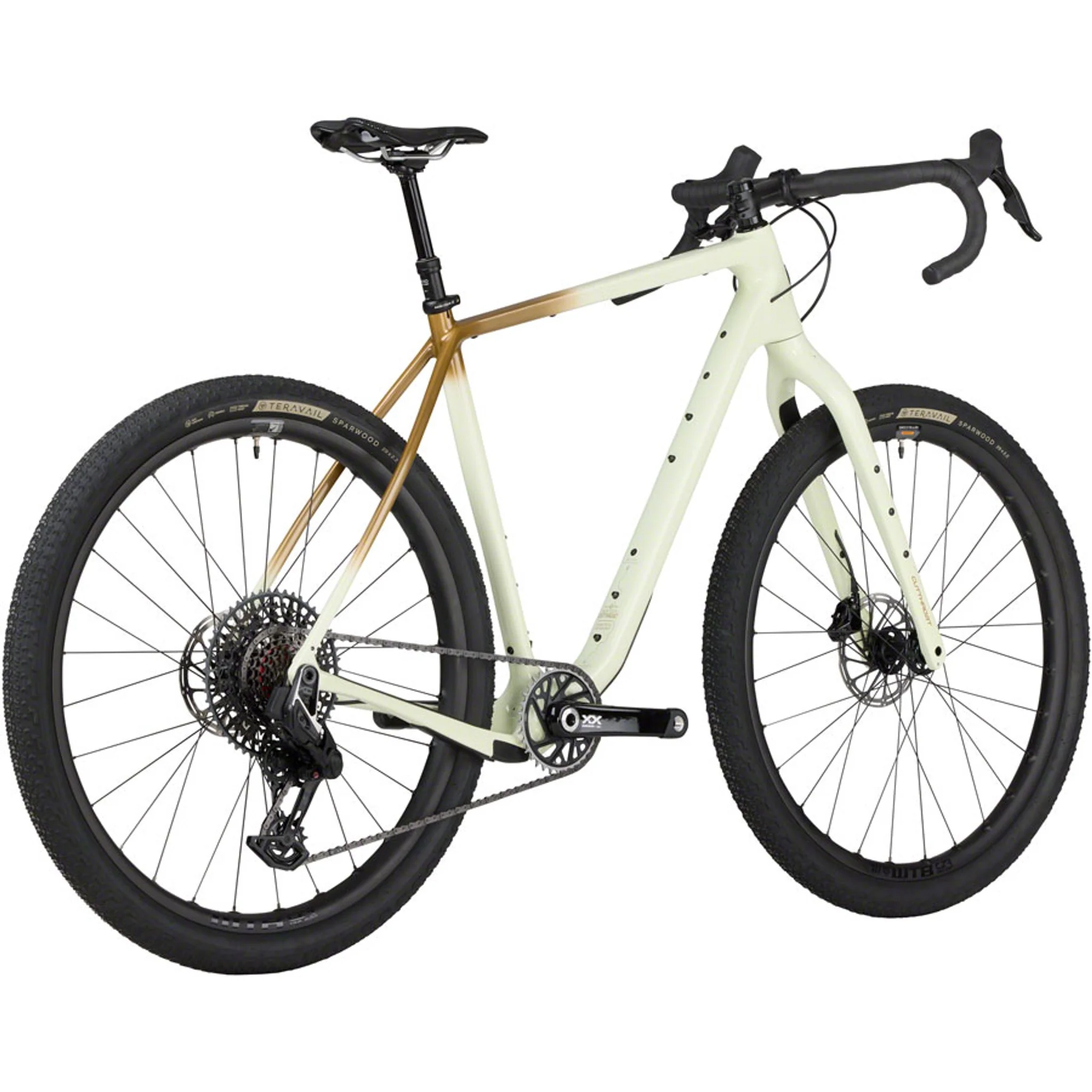 Cutthroat C Force XO AXS Transmission Bike - White - Image 4
