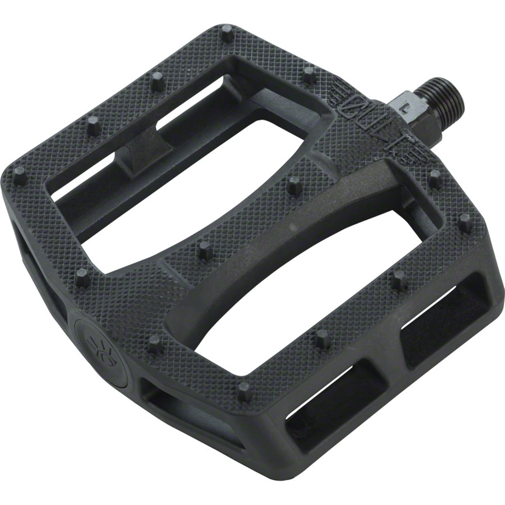 Dak Pedals - Platform, Composite/Plastic, 9/16", Black