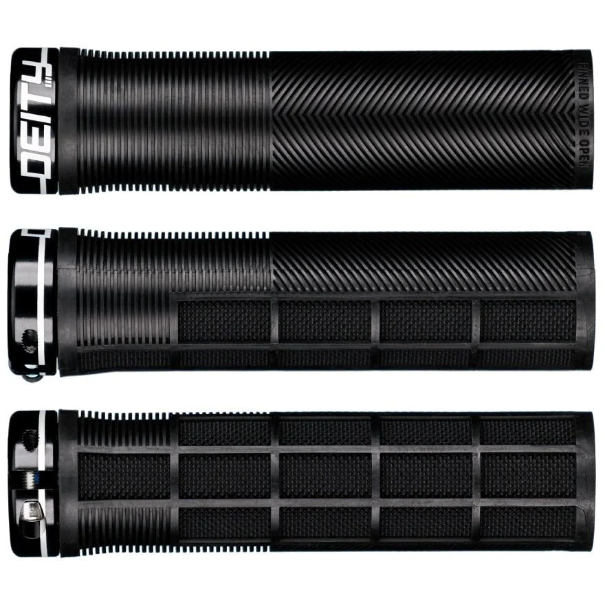 Deity Components Knuckleduster MTB Grips - Black / Lock-on - Image 5
