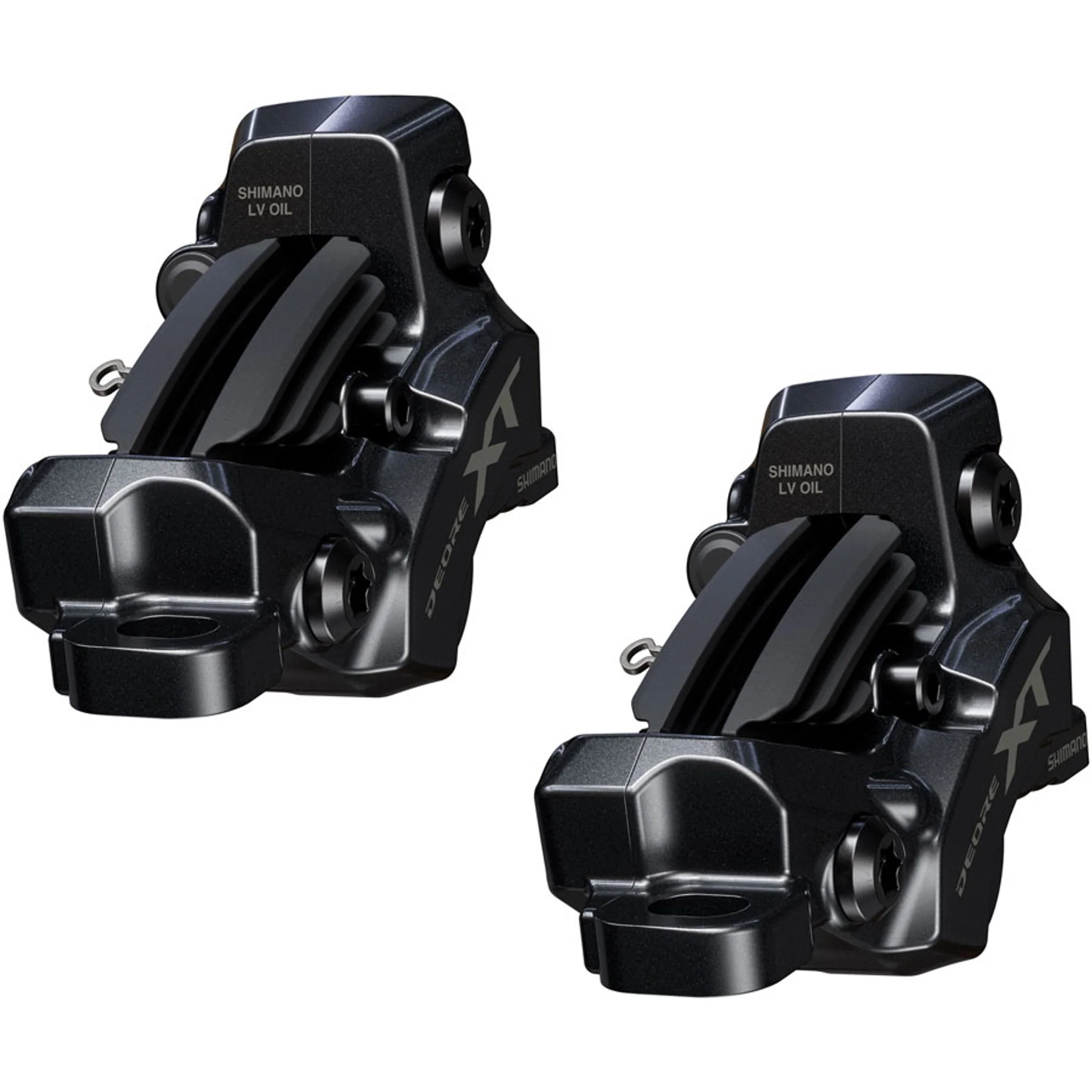Deore XT M8200/8220 Disc Brake Upgrade Kit - Right and Left BL-M8200 Levers, Post Mount, Front and Rear BR-M8220 4-Piston Calipers - Image 3