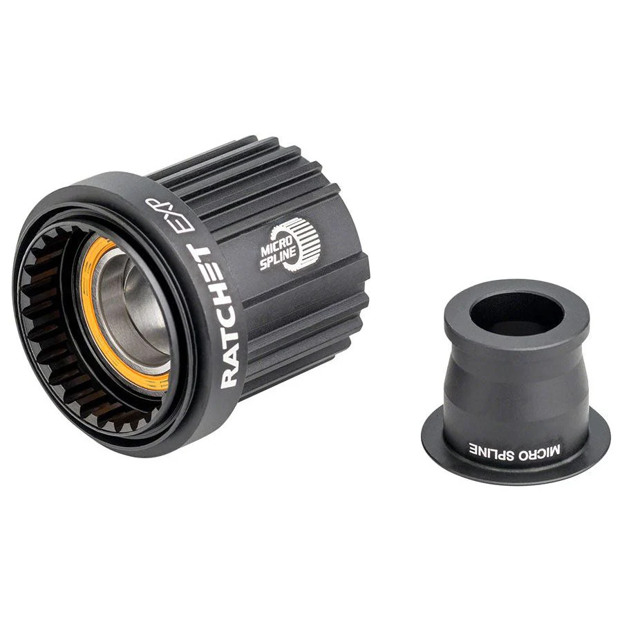 DT Swiss Ratchet EXP Freehub Body - Shimano Micro Spline, Light, Aluminum, Ceramic Bearing, Kit w/ End Cap, 12 x 142/148 mm