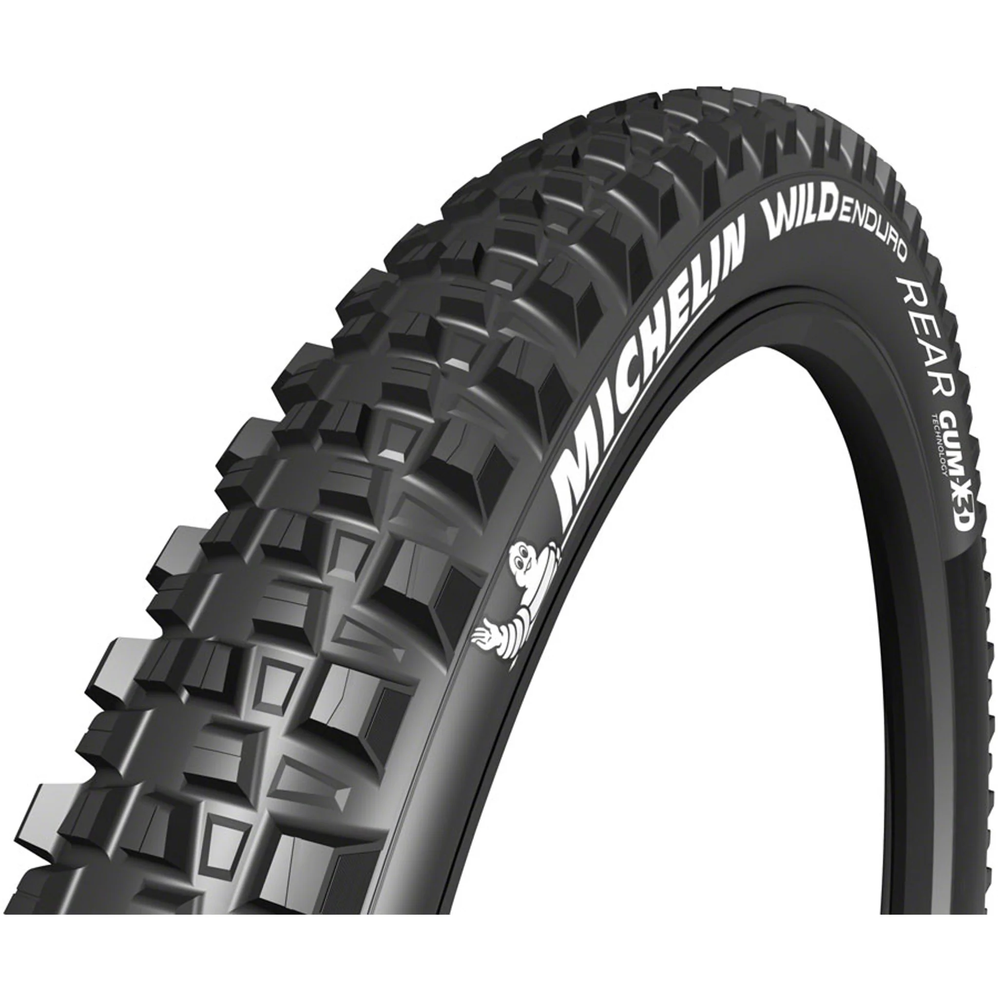E-Wild Tire - 27.5 x 2.6, Tubeless, Folding, Gum-X, Black, Rear, Ebike