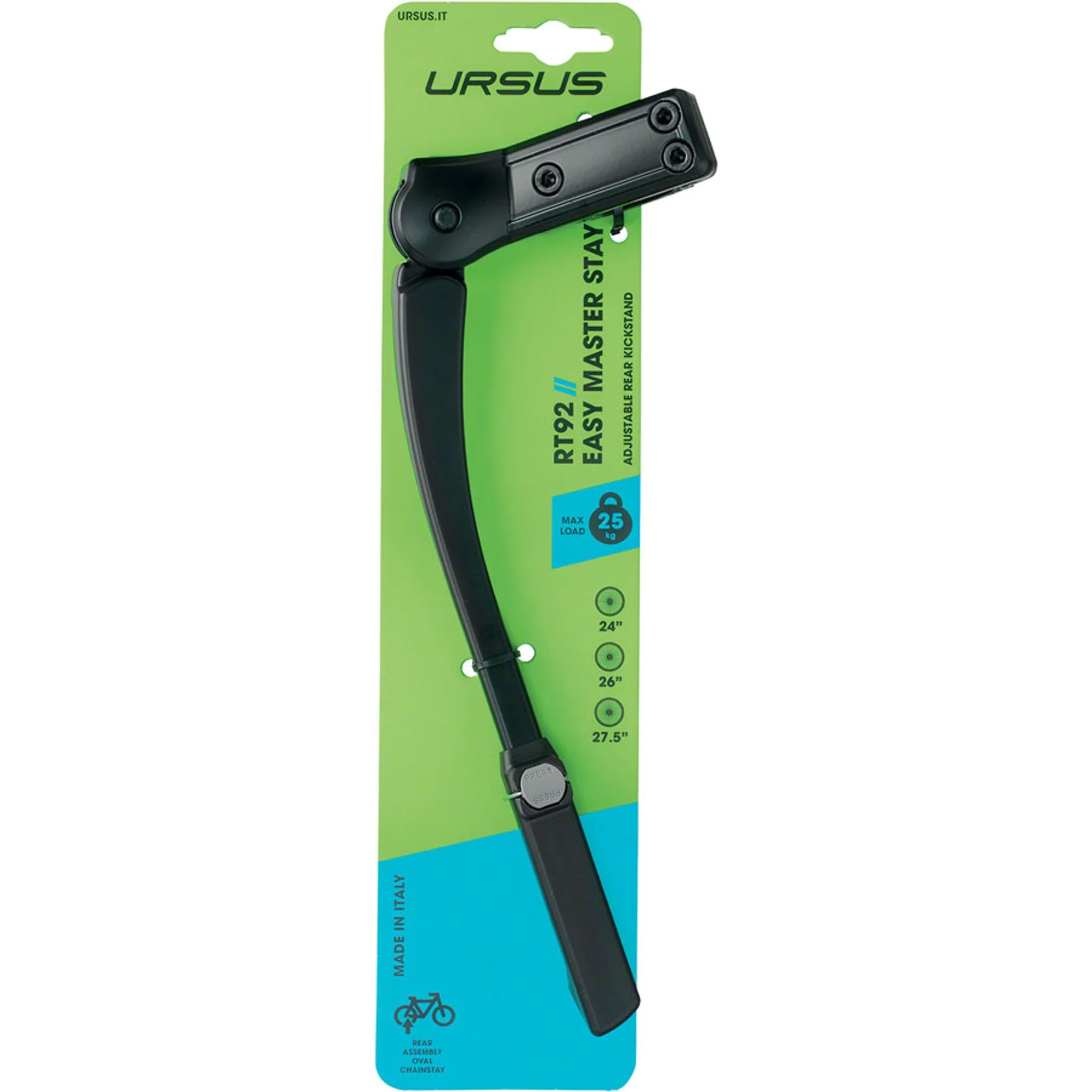 Easy Master Stay Kickstand - 335mm, Black - Image 2