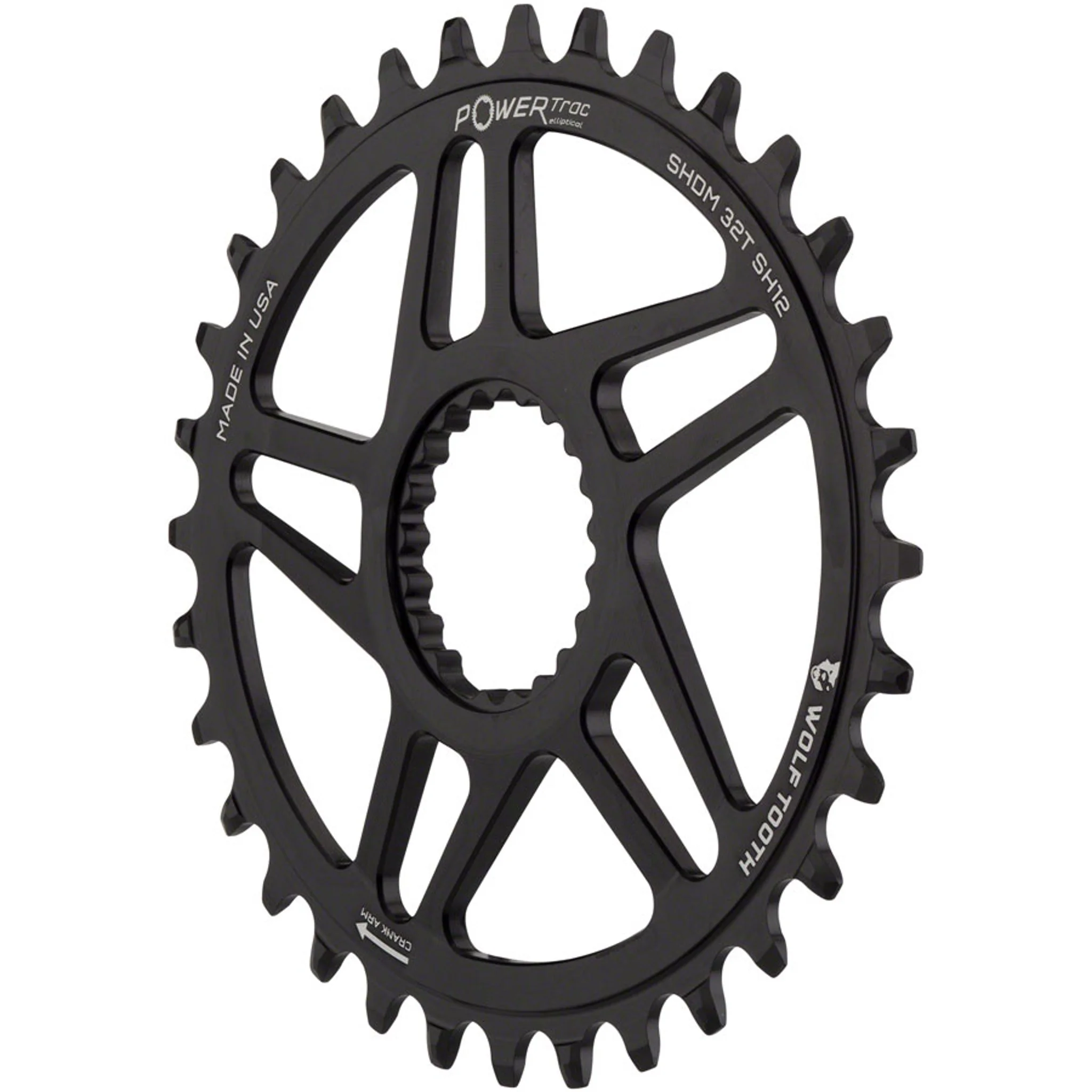 Elliptical Shimano Hyperglide+ Direct Mount Chainrings