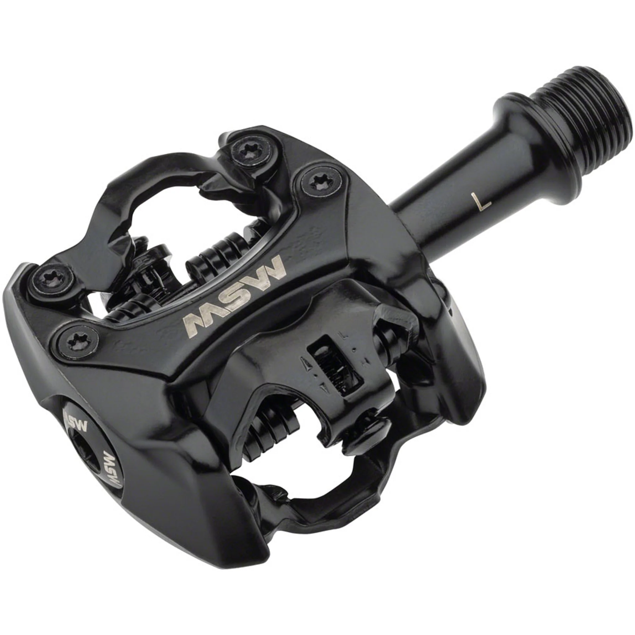 Flash II Pedals - Dual Sided Clipless, Aluminum, 9/16", Black