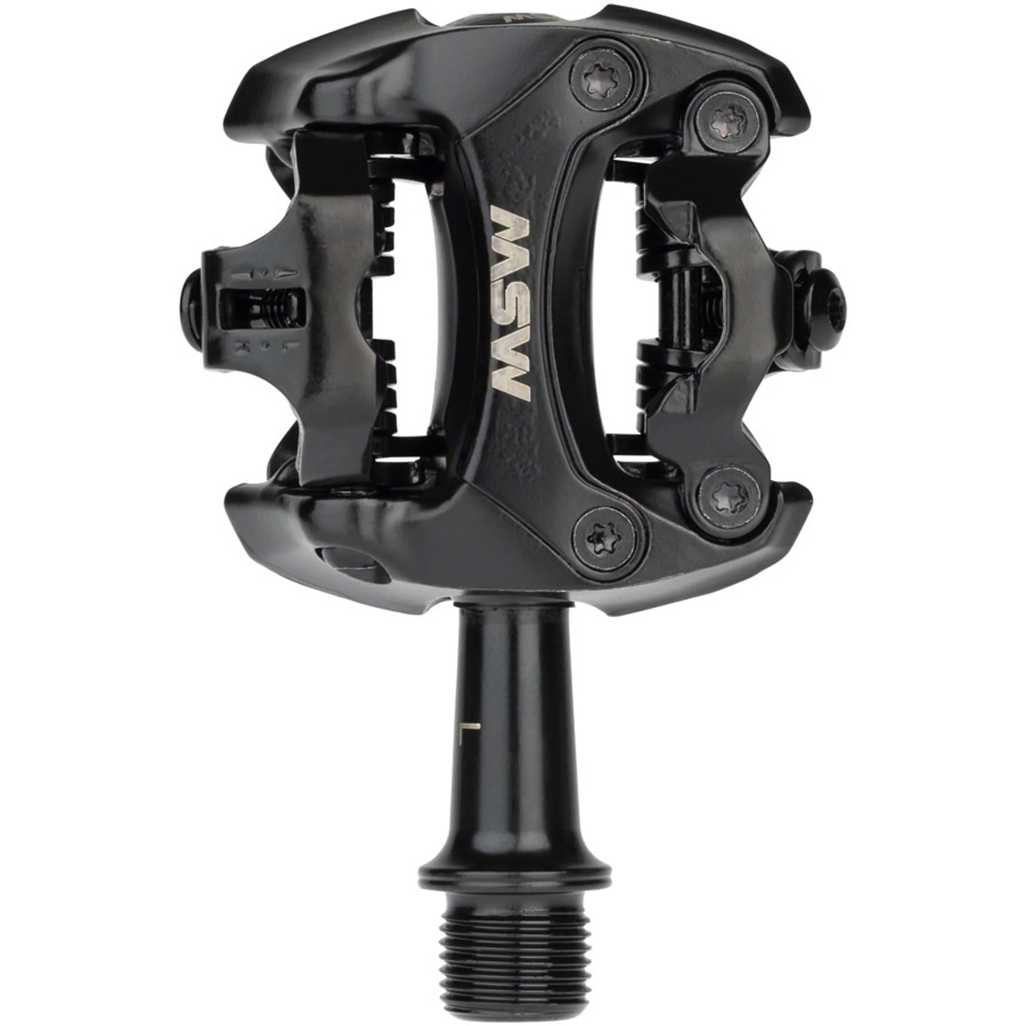 Flash II Pedals - Dual Sided Clipless, Aluminum, 9/16", Black - Image 4
