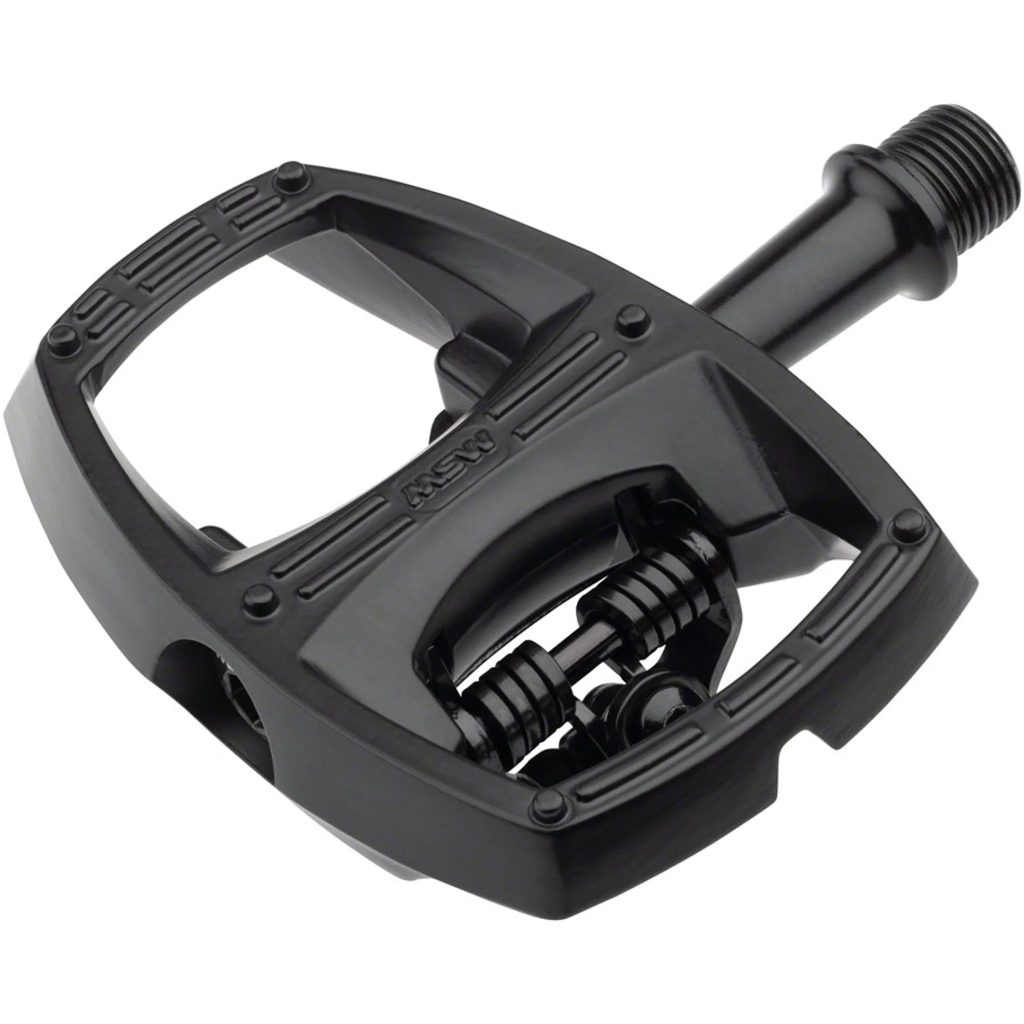 Flip II Pedals - Single Side Clipless with Platform, Aluminum, 9/16", Black - Image 2