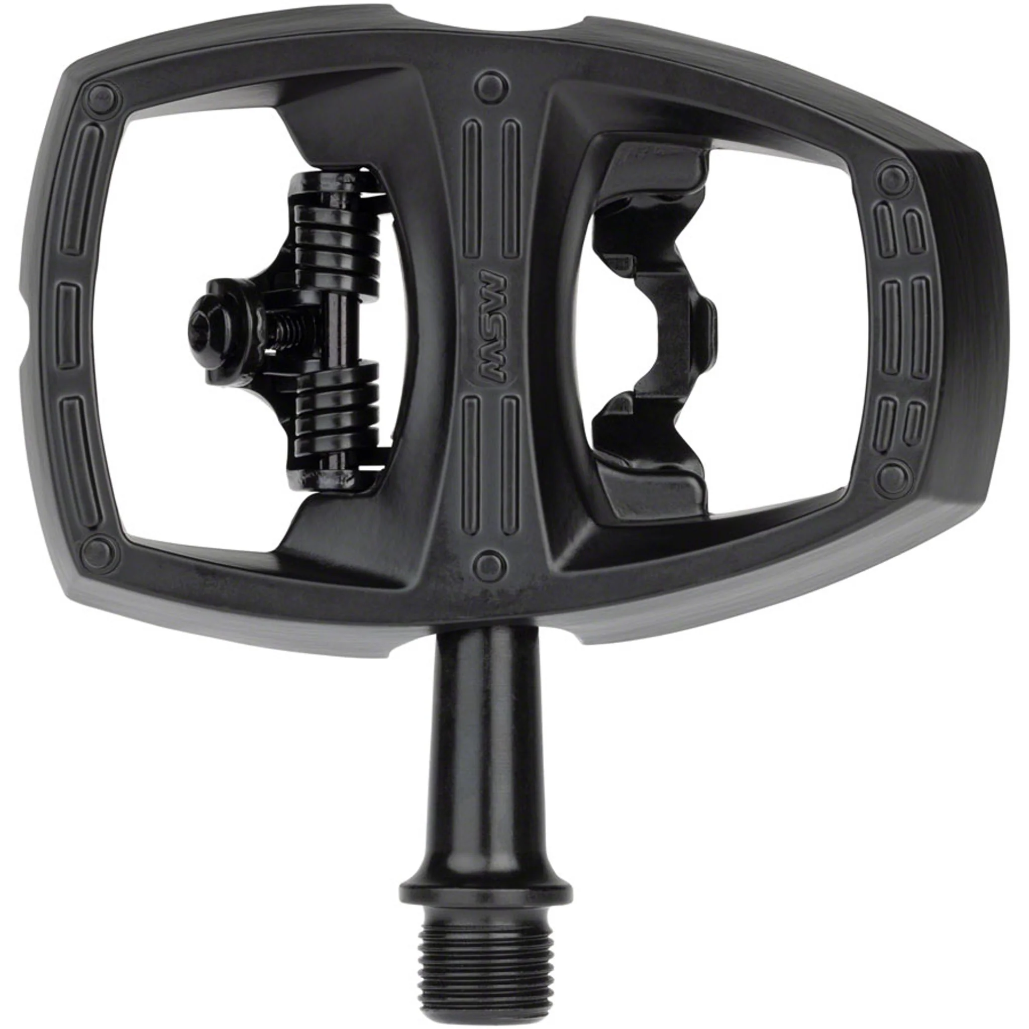 Flip II Pedals - Single Side Clipless with Platform, Aluminum, 9/16", Black - Image 4